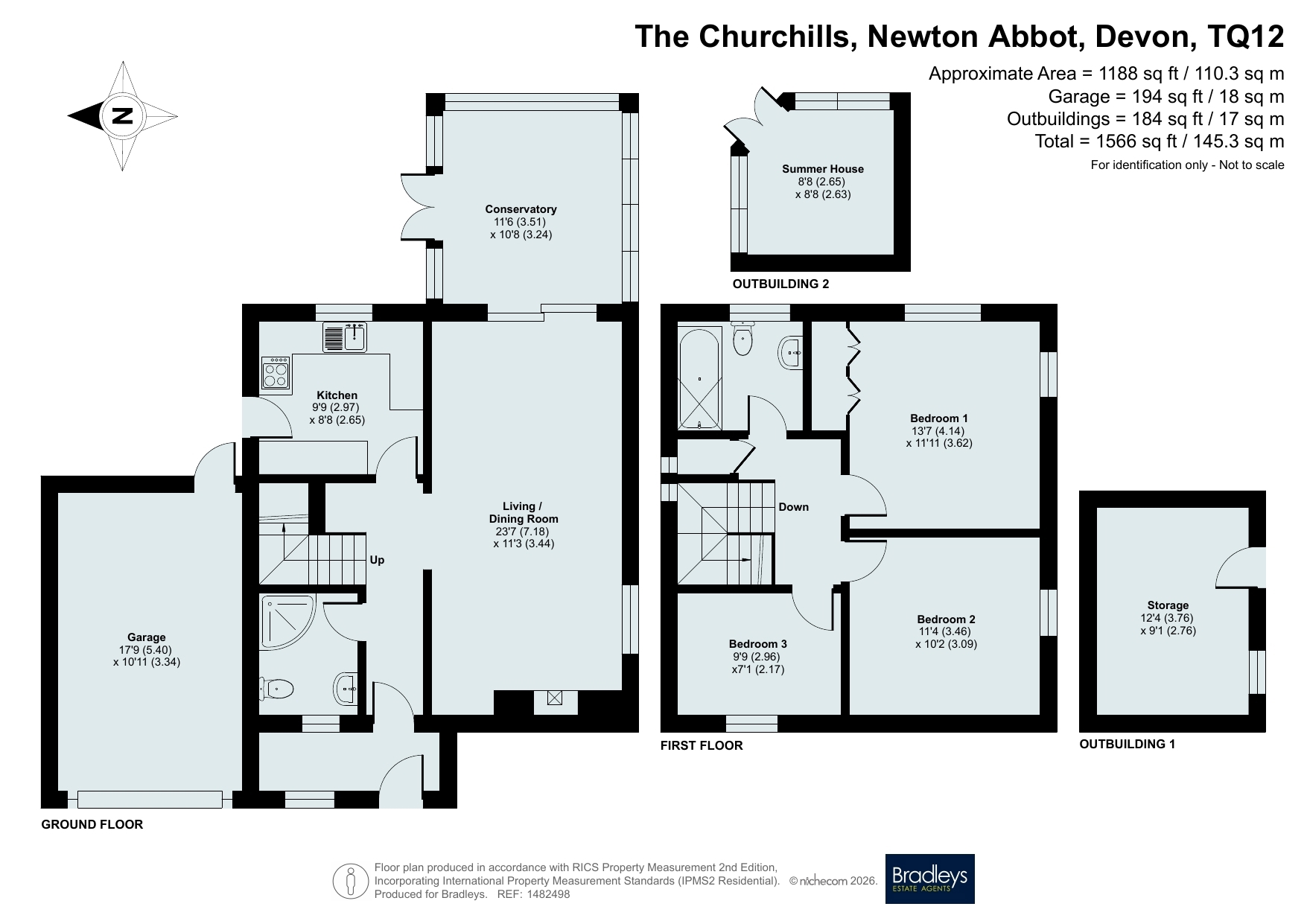 38, The Churchills, Devon floorplan
