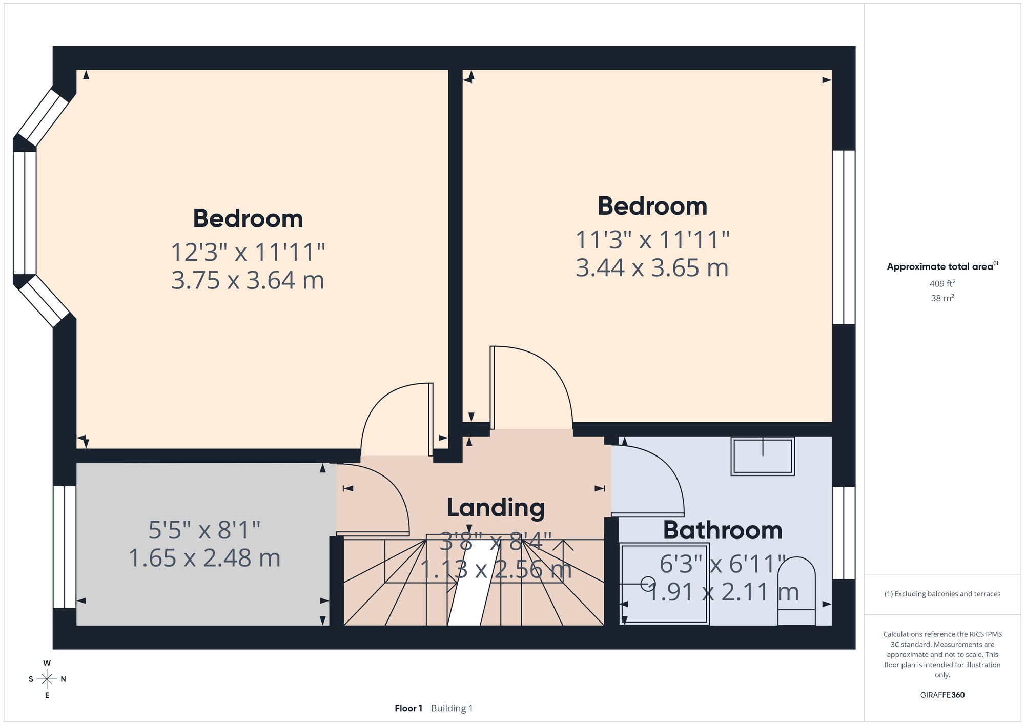 63, Higham Road, London floorplan
