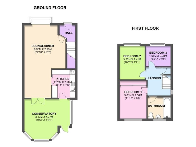 17 Saltwood Avenue, Worcester floorplan