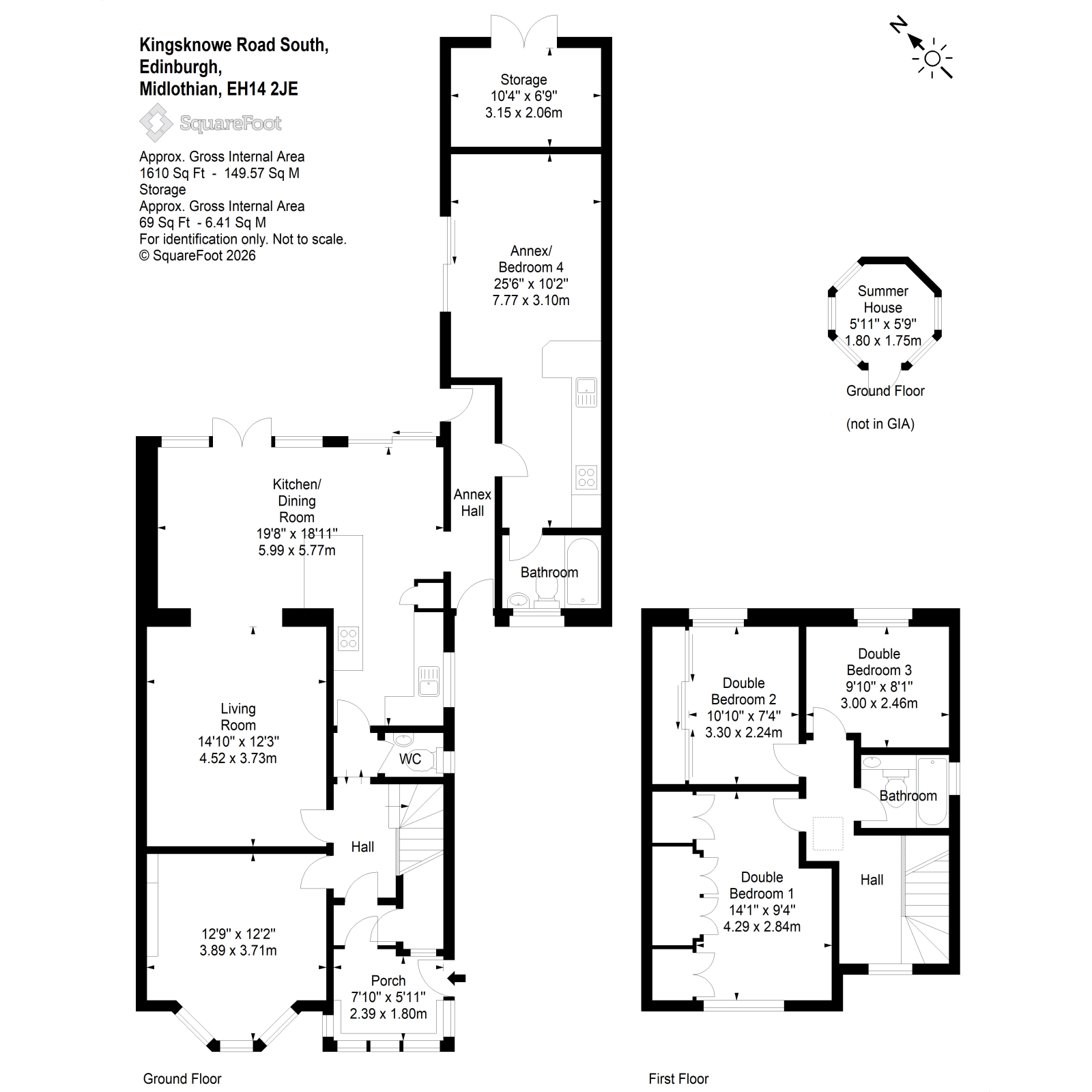 10 Kingsknowe Road South, Edinburgh floorplan
