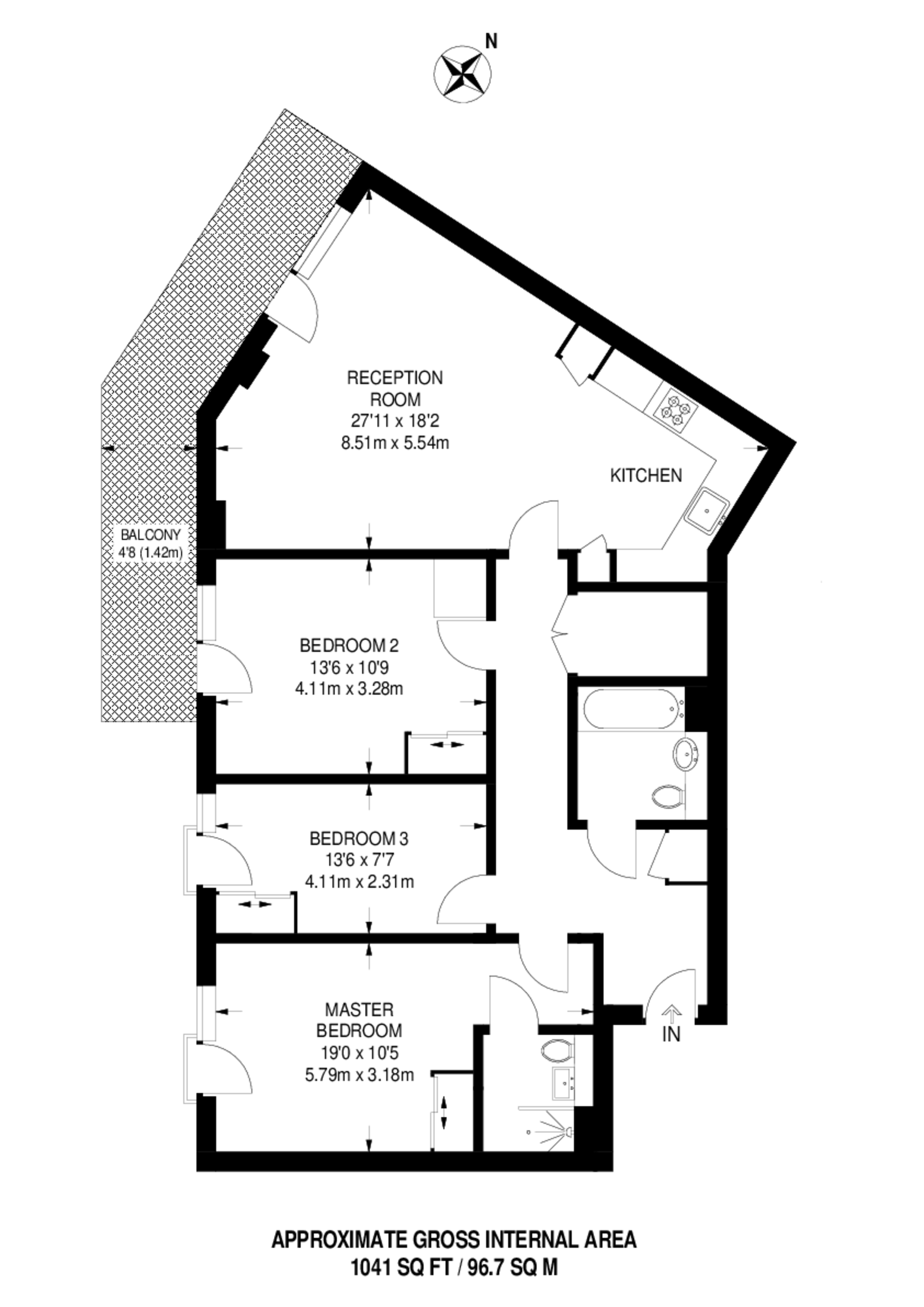 Olympic Park Avenue, Stratford floorplan