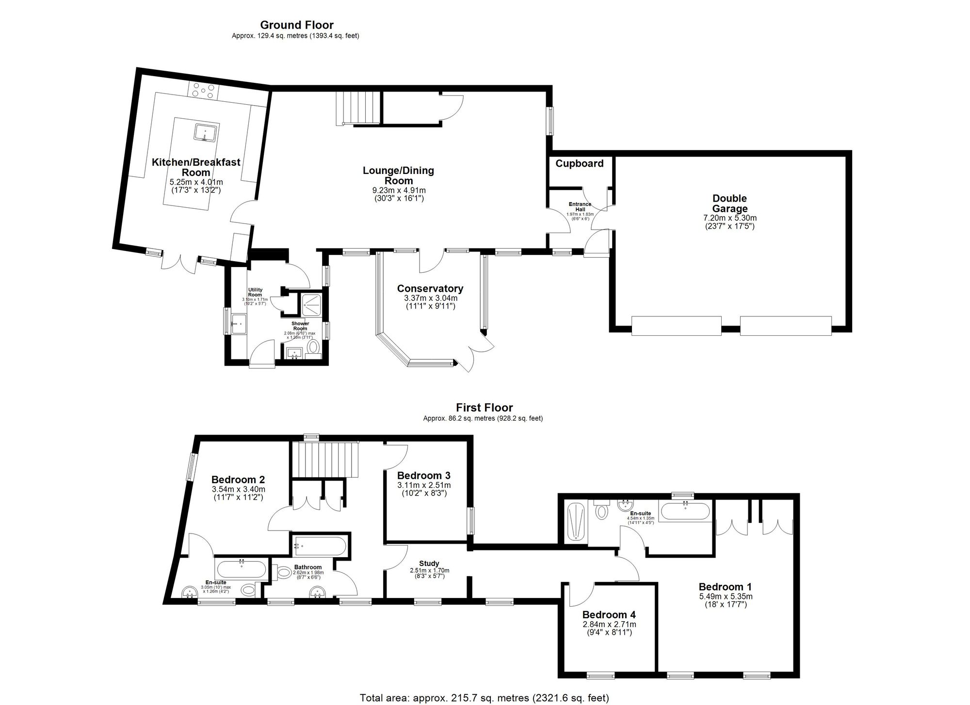 Surrey Cottage Rayes Lane, Newmarket floorplan