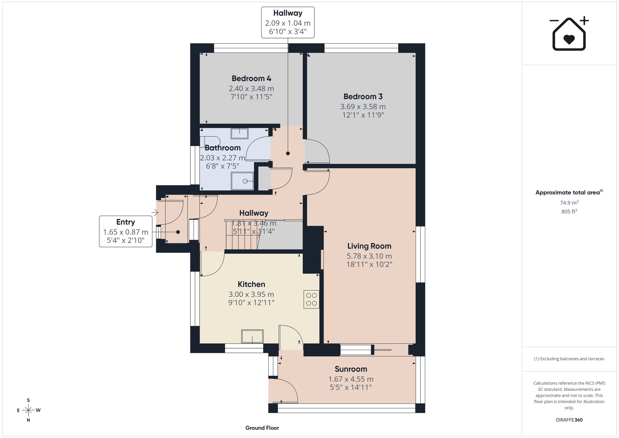 4 Gellifach Crescent, Swansea floorplan