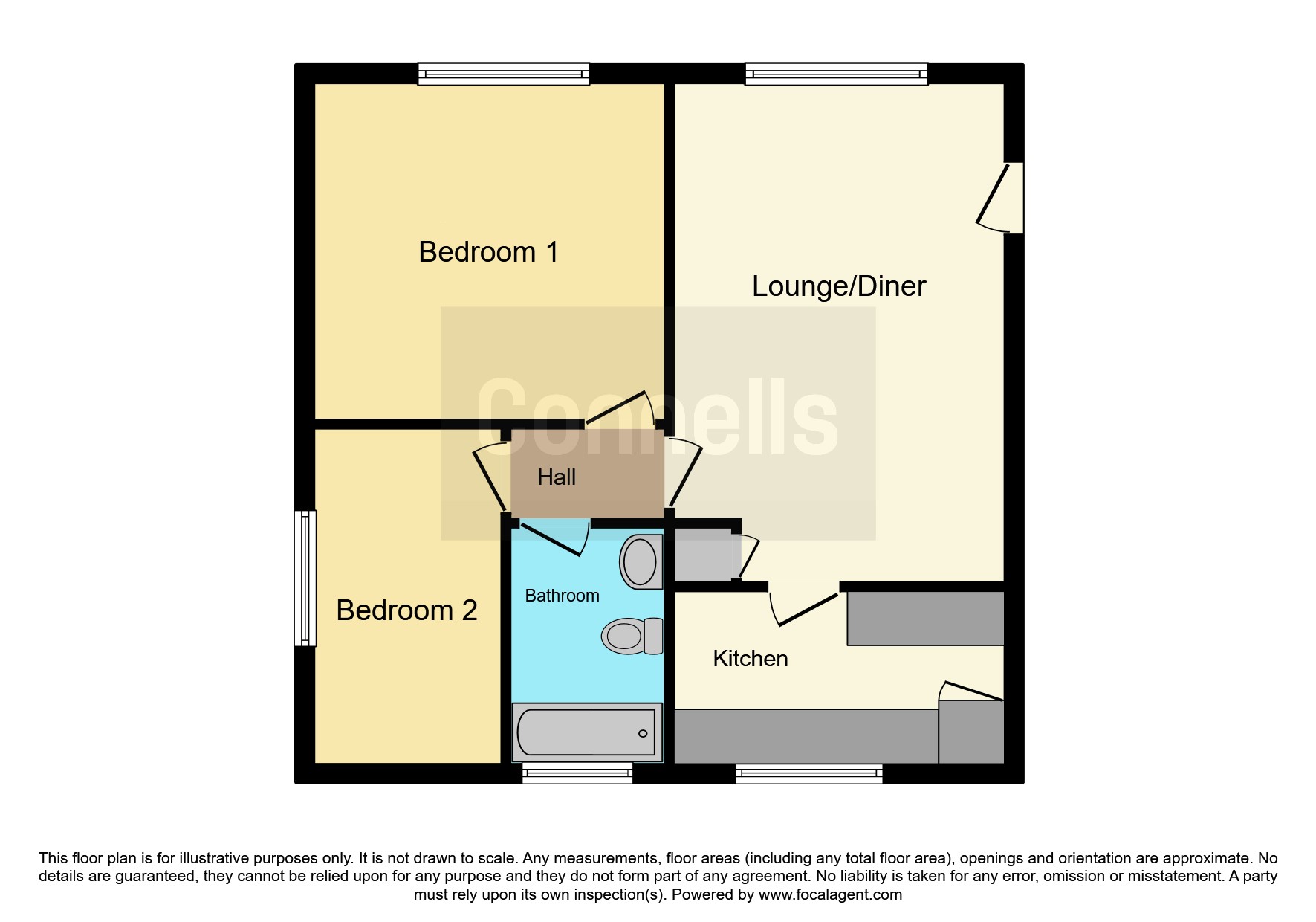 50, Legion Road, Yeovil floorplan