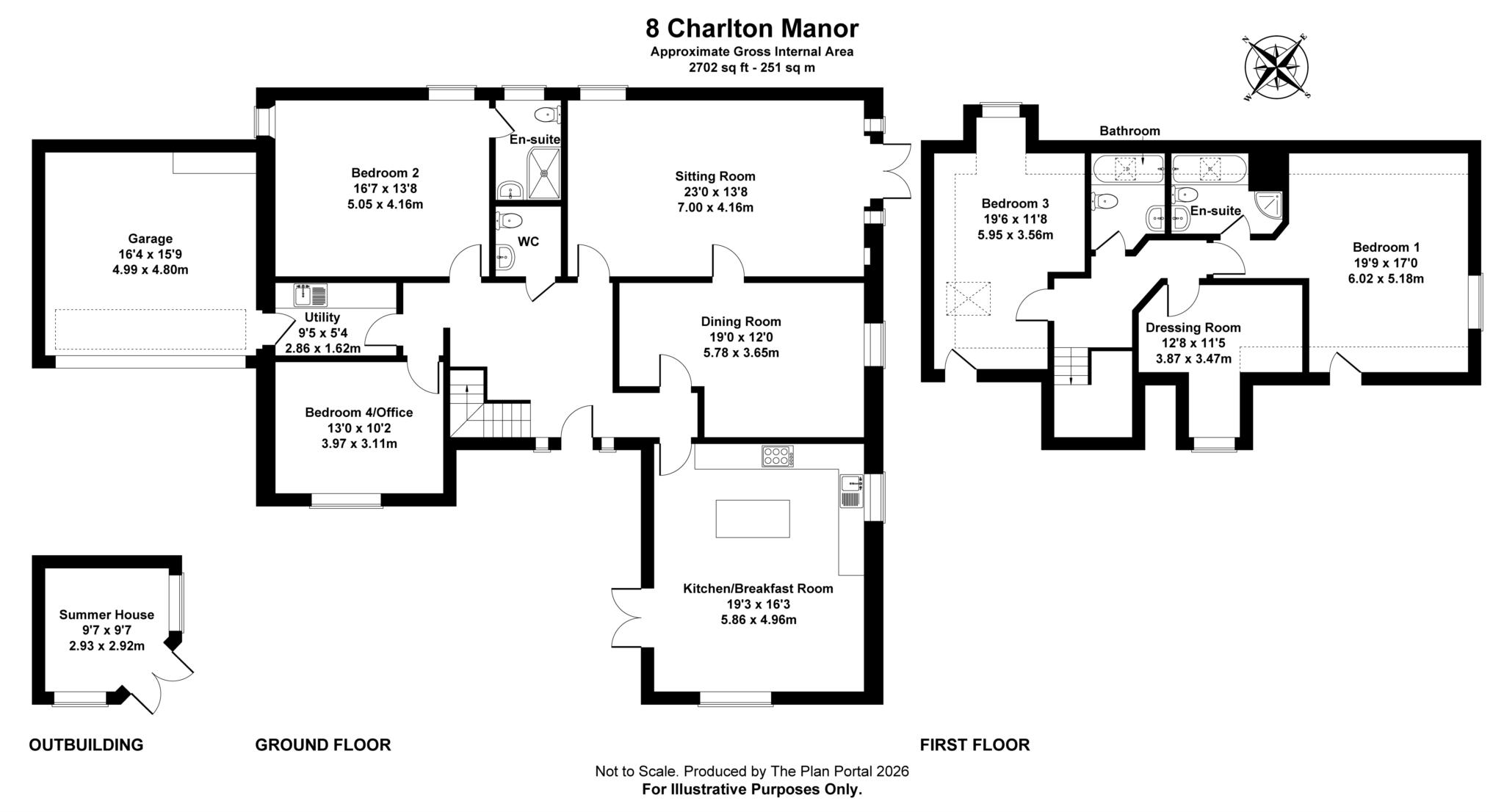 8, Charlton Manor, Charlton Marshall floorplan