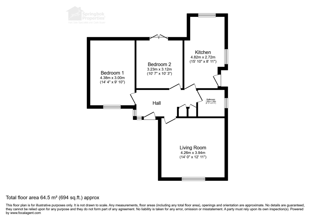 38, Park Lane, Nottingham floorplan