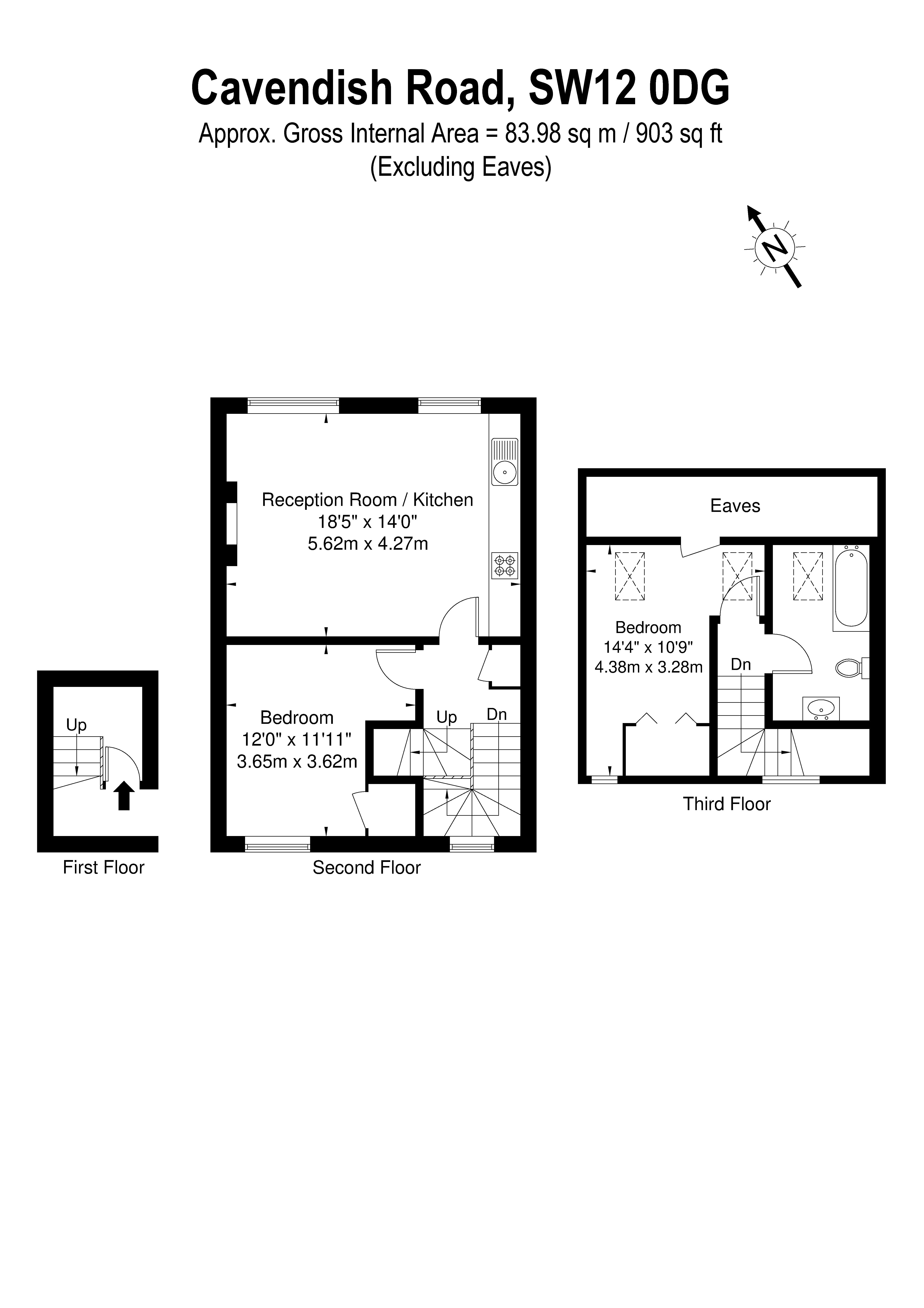 Cavendish Road, Clapham South, London SW12, 2 bedroom property for sale 58915117 PrimeLocation