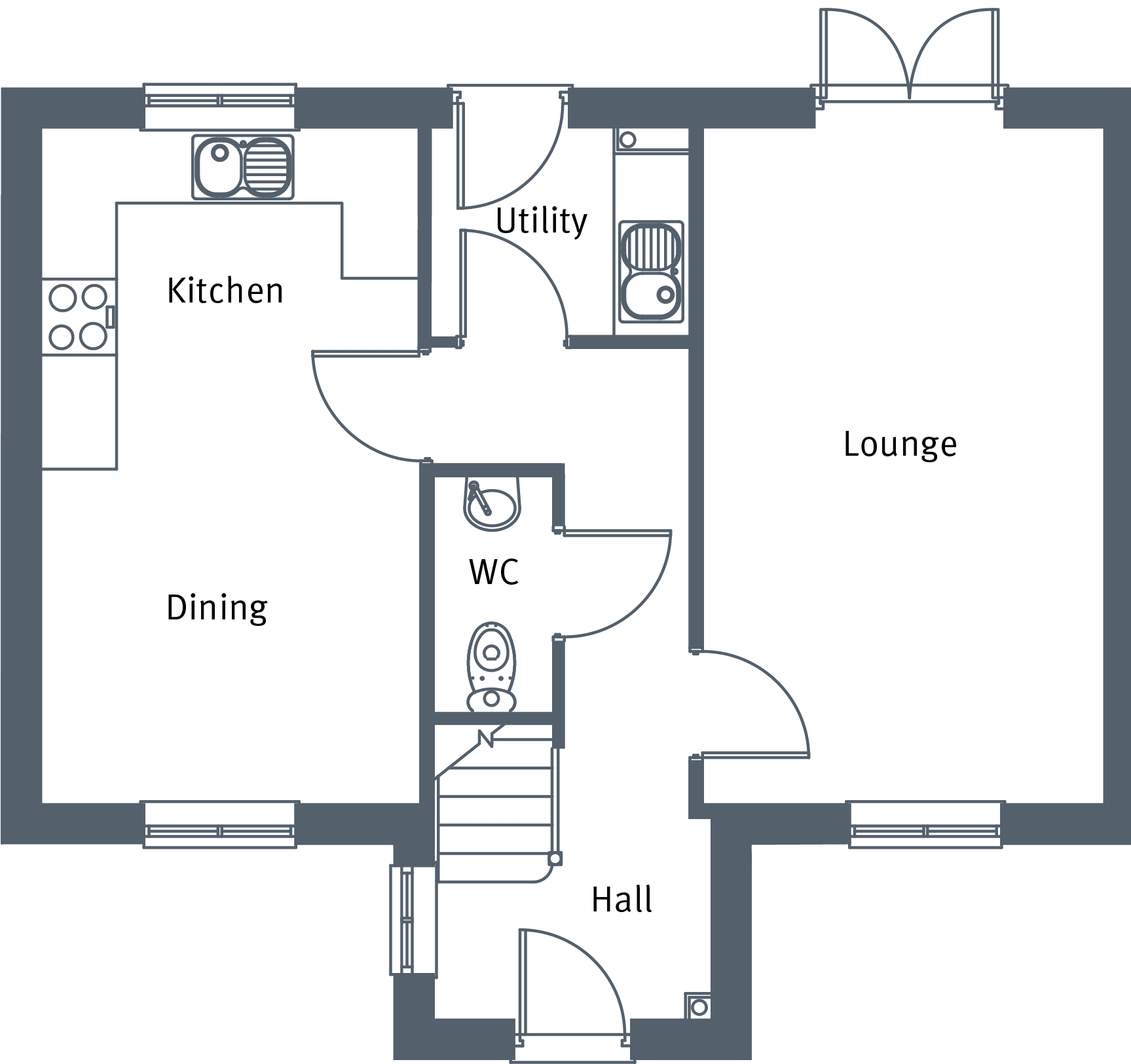"Carlow" at St. Peters Drive, Askern, Doncaster DN6, 4 bedroom detached