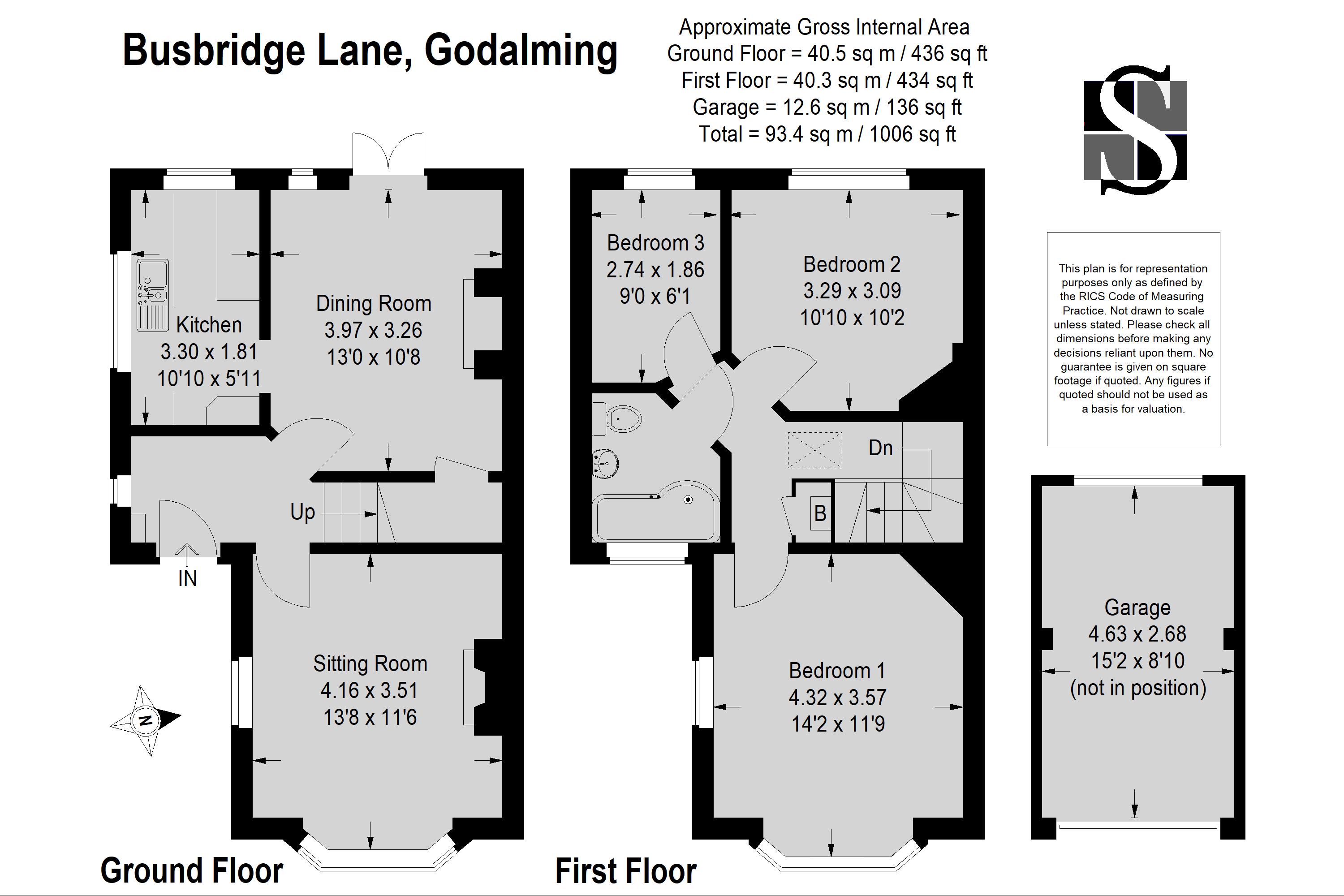 3 Bedrooms Semi-detached house for sale in Busbridge Lane, Godalming GU7