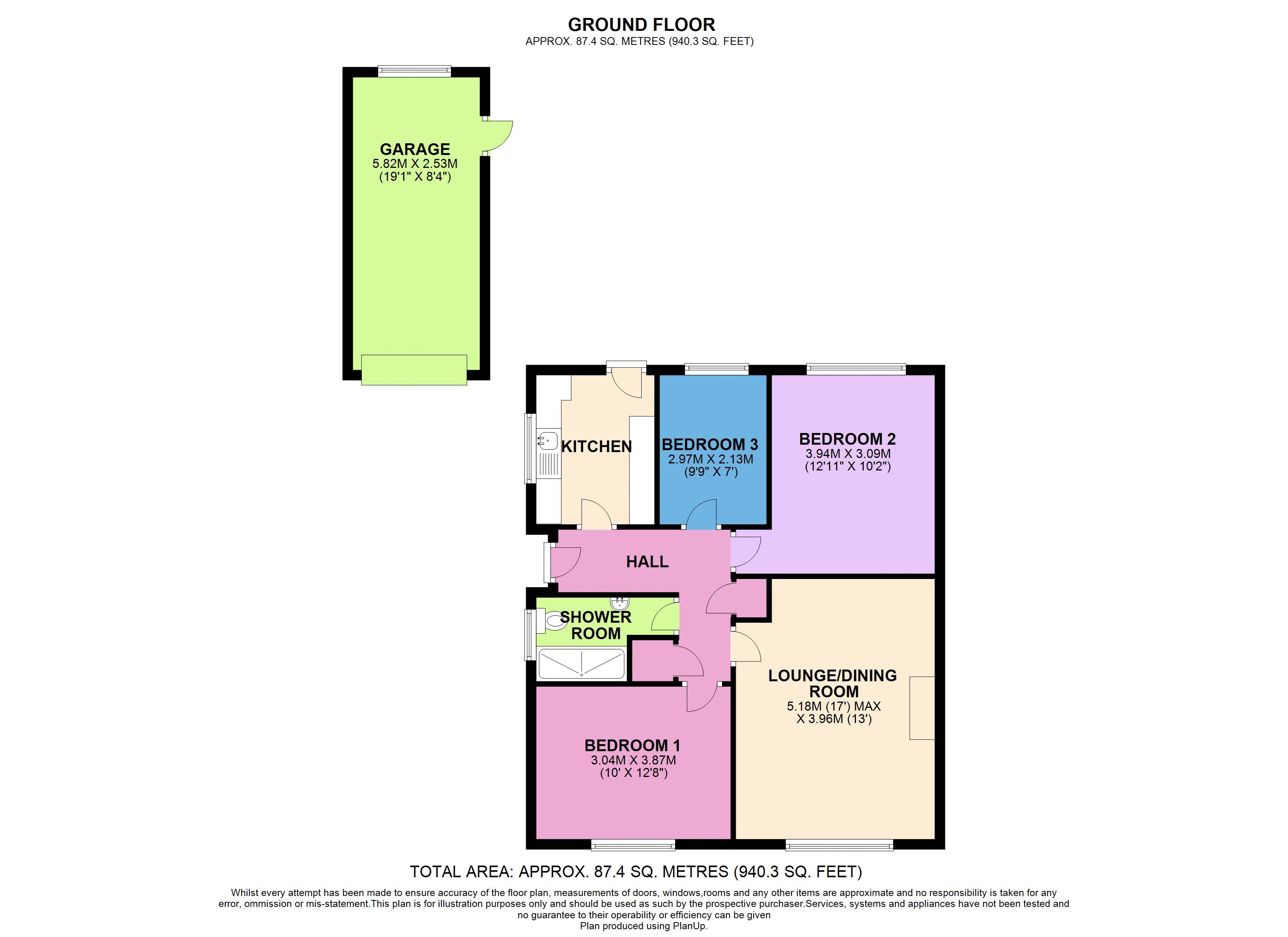 3 Bedrooms Semi-detached bungalow for sale in Charlton Park, Midsomer Norton, Radstock BA3