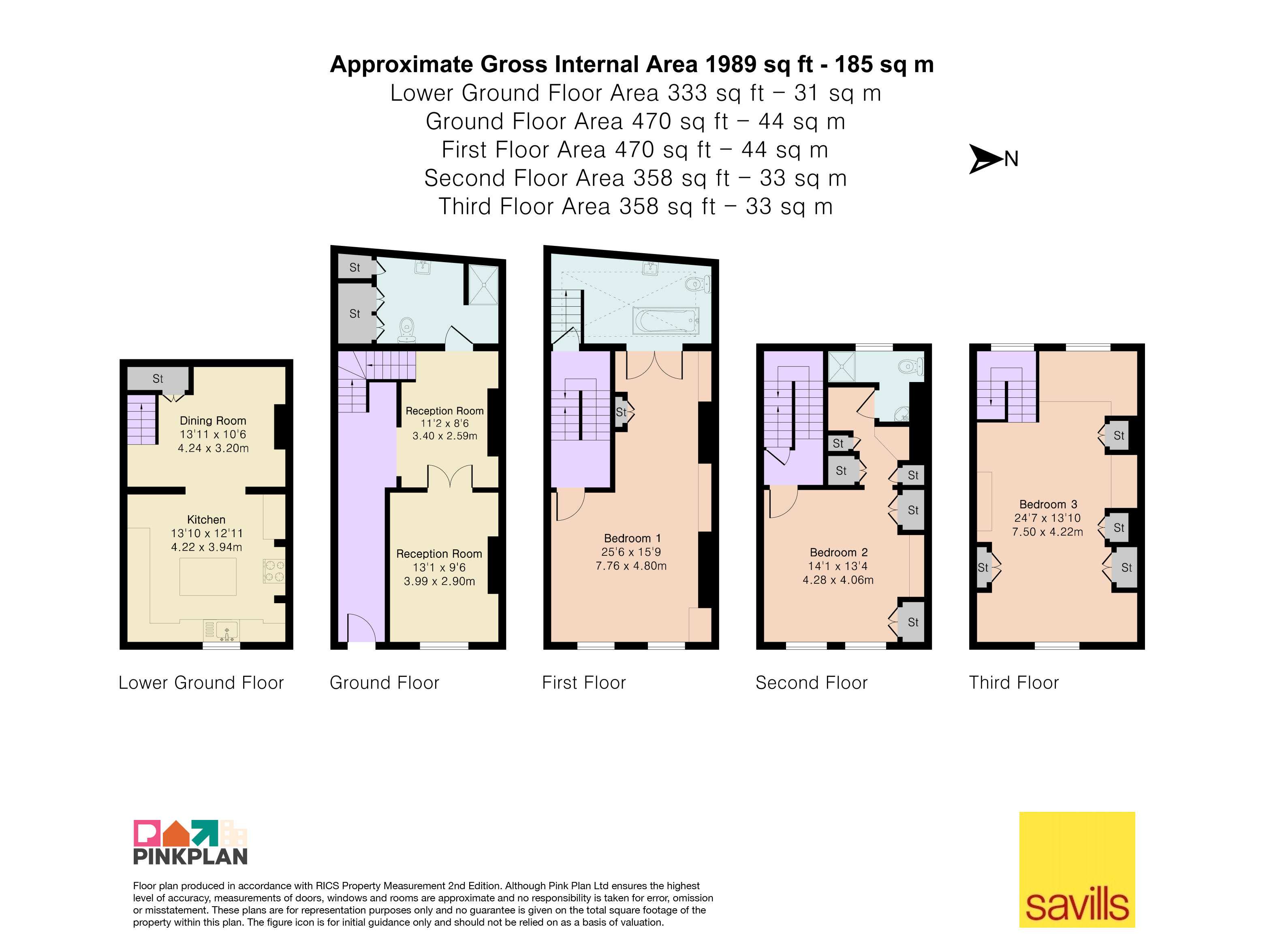 10, Paradise Row, London floorplan