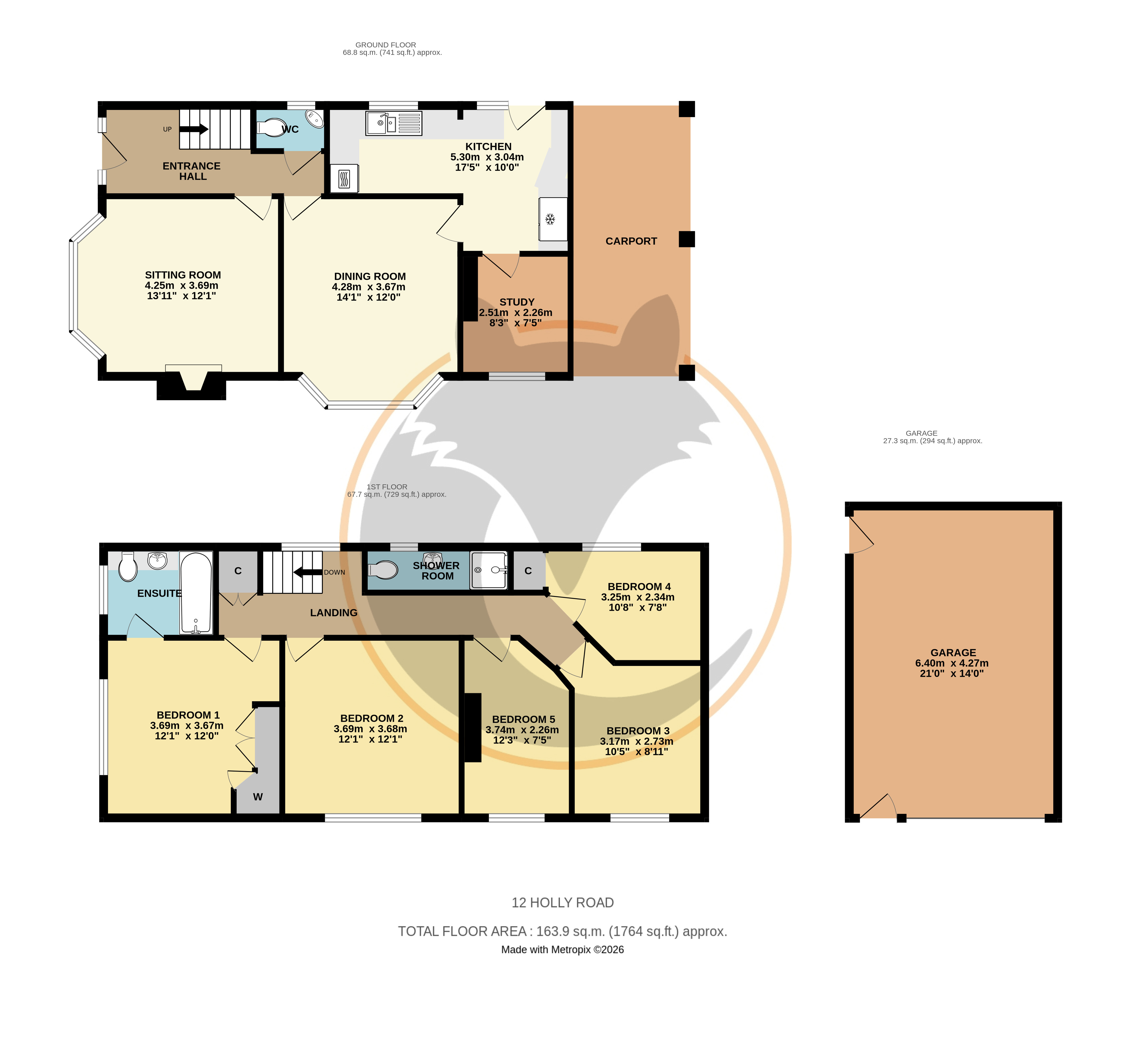 12, Holly Road, Southampton floorplan
