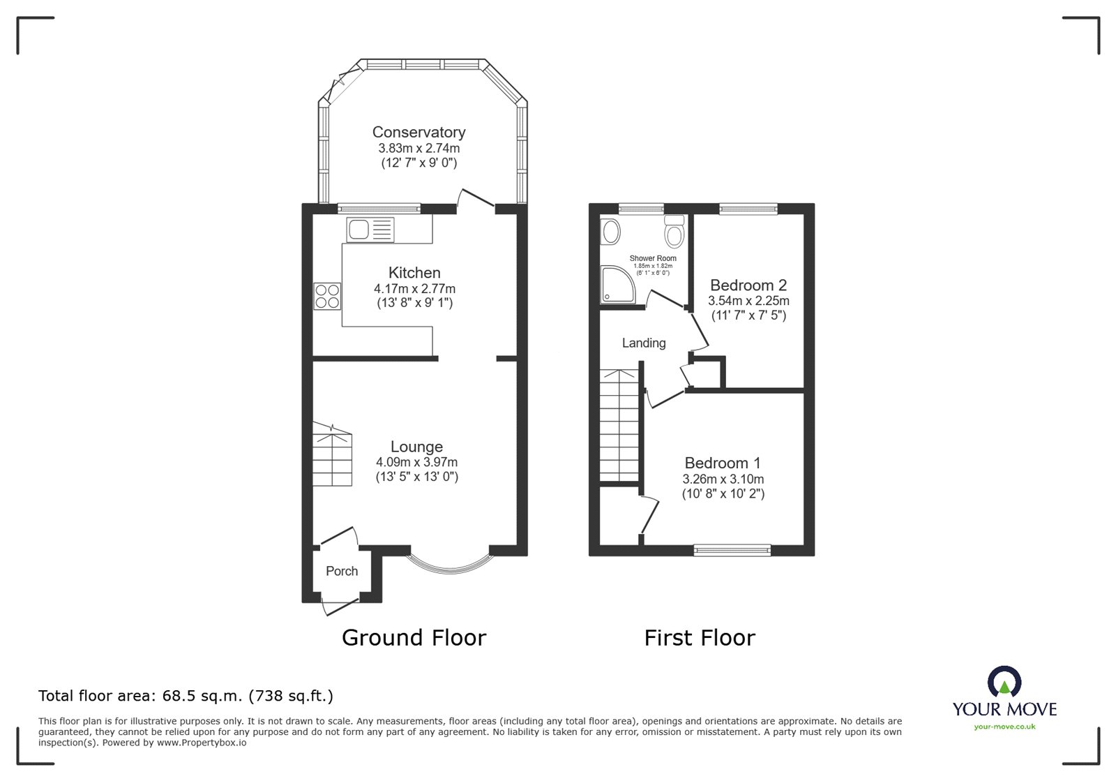 3, Kilmarie Close, Leicestershire floorplan