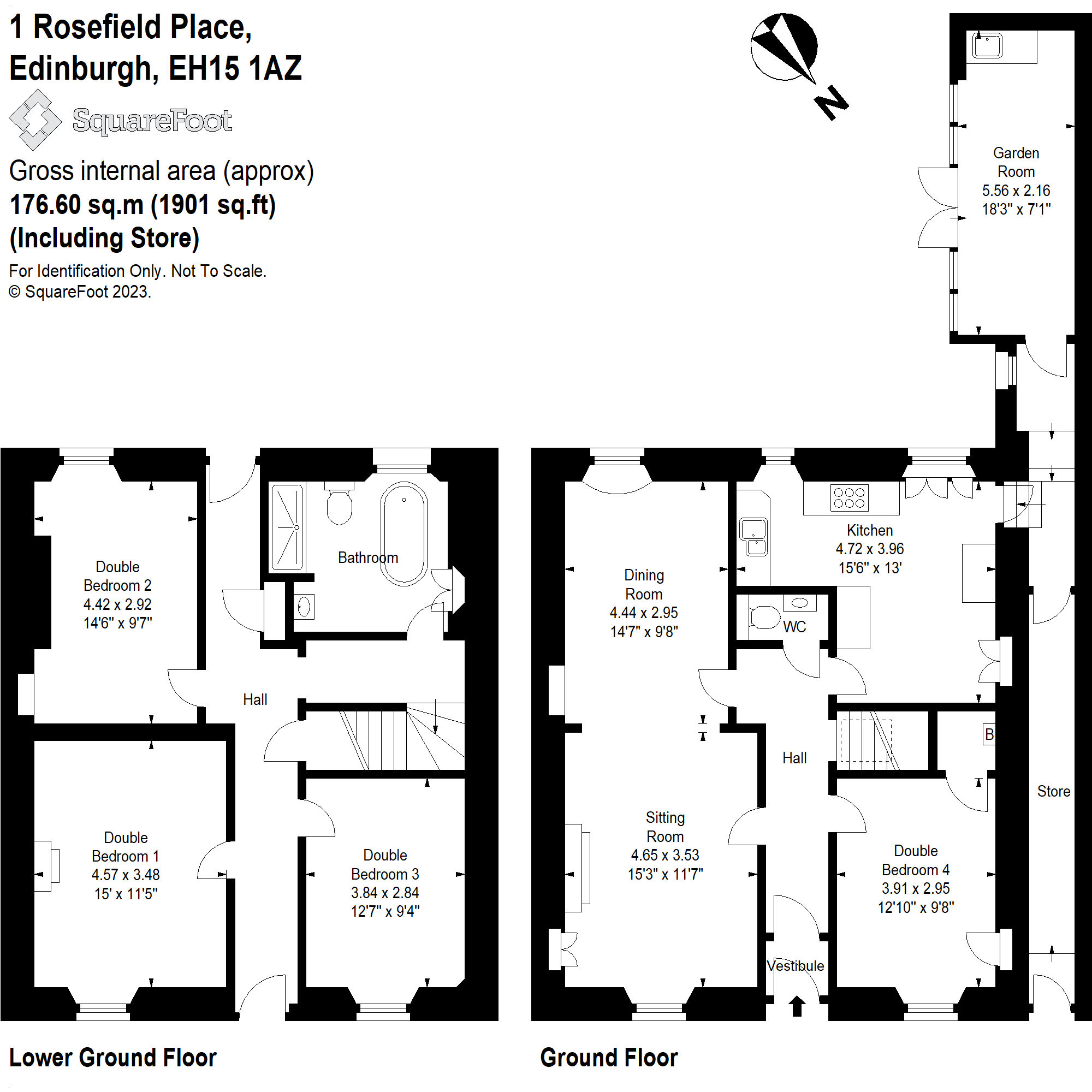 1 Rosefield Place, Portobello, Edinburgh EH15, 4 bedroom detached house