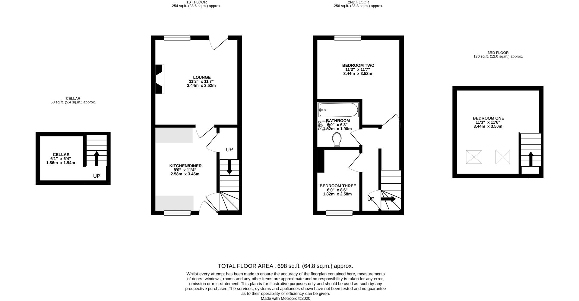 3 bed terraced house for sale in Borough Street, Kegworth, Derby DE74