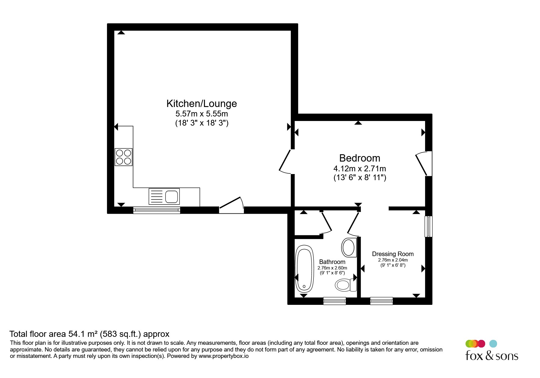 Flat 4, Old Wesleyan Chapel, Chapel Path, Bexhill-On-Sea floorplan