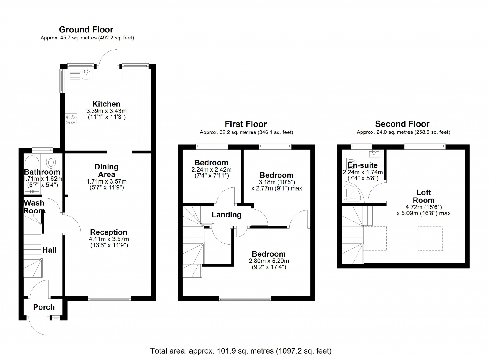24 Wood Lane, Dagenham floorplan