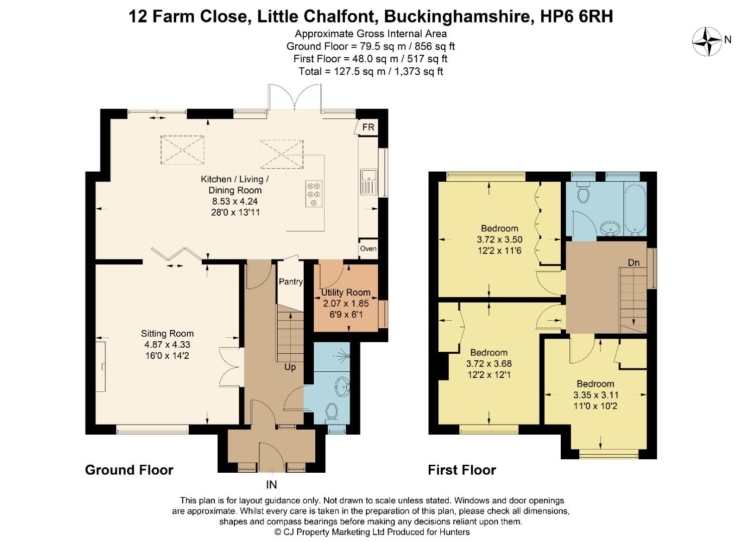 12, Farm Close, Little Chalfont floorplan
