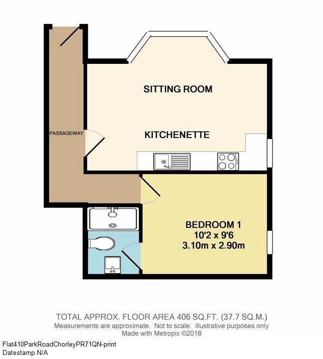 1 Bedrooms Flat for sale in 10 Park Road, Chorley PR7