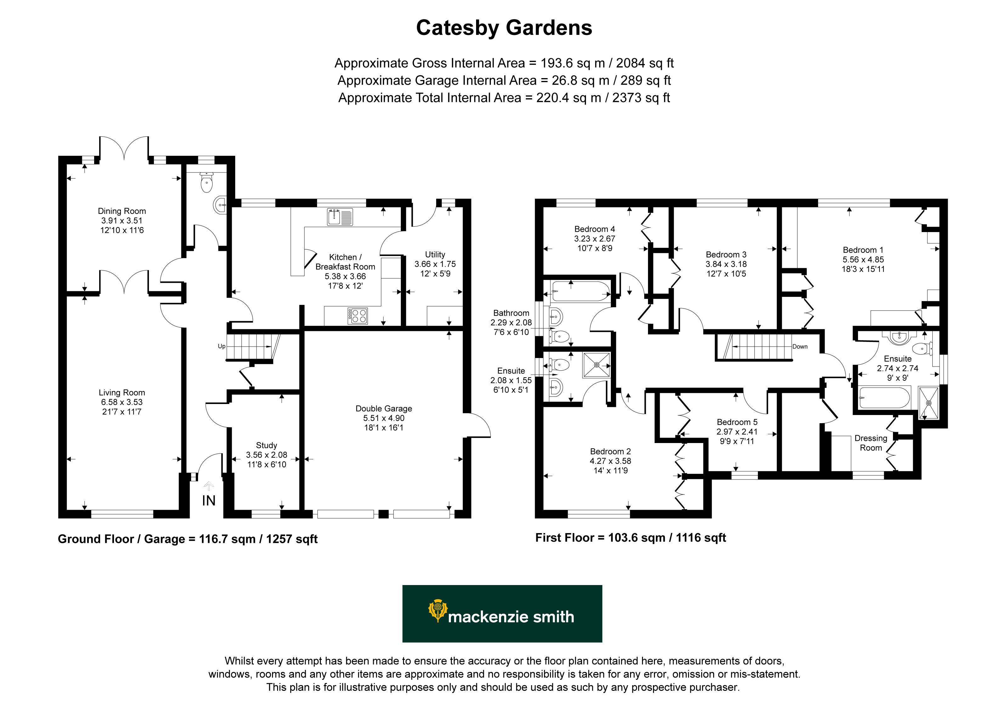 19, Catesby Gardens, Hampshire floorplan
