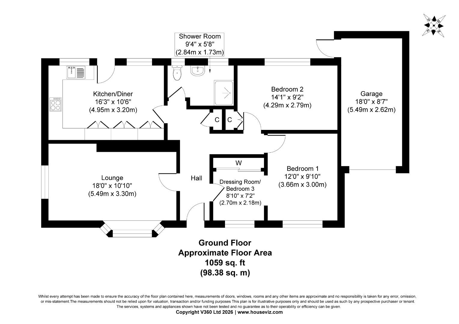 60, Eagle Lane, Little Sutton floorplan