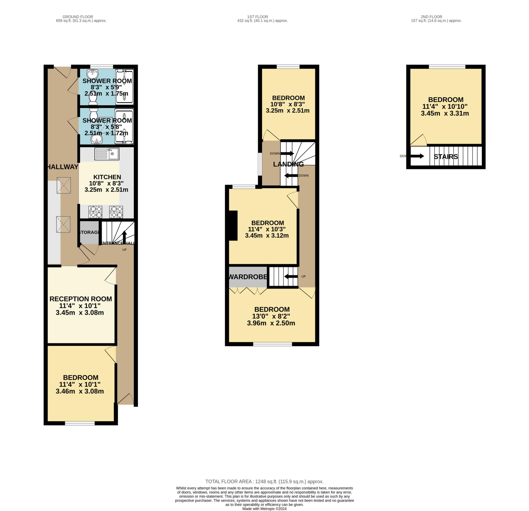 Donnington Gardens, Reading floorplan