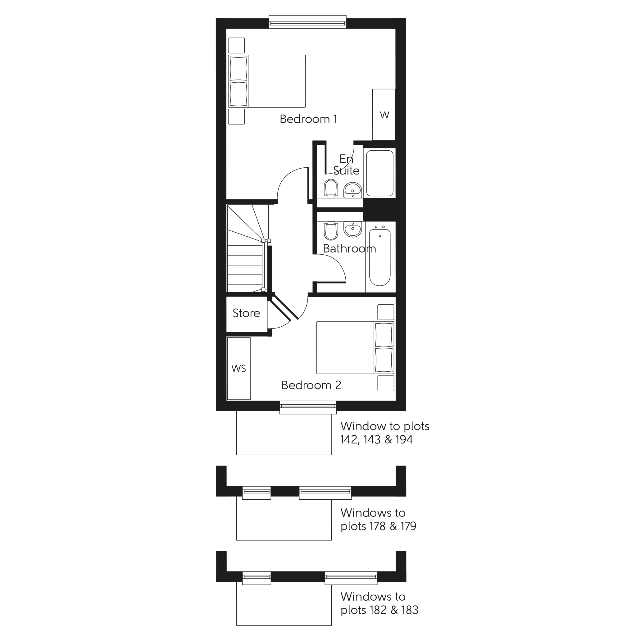 194, Washmill Gardens, Northfleet floorplan