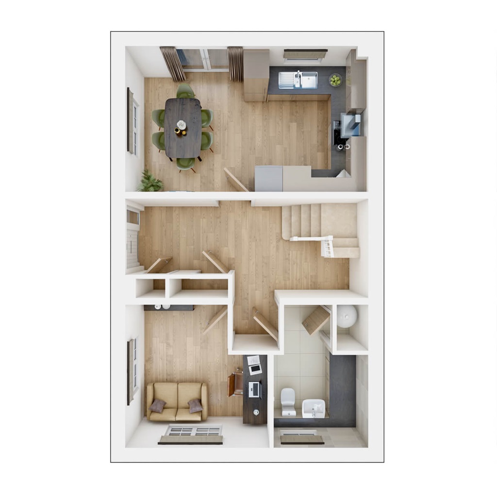 The Fentdale - Plot 138, Sondes Meadows, Westcott Road, Dorking floorplan