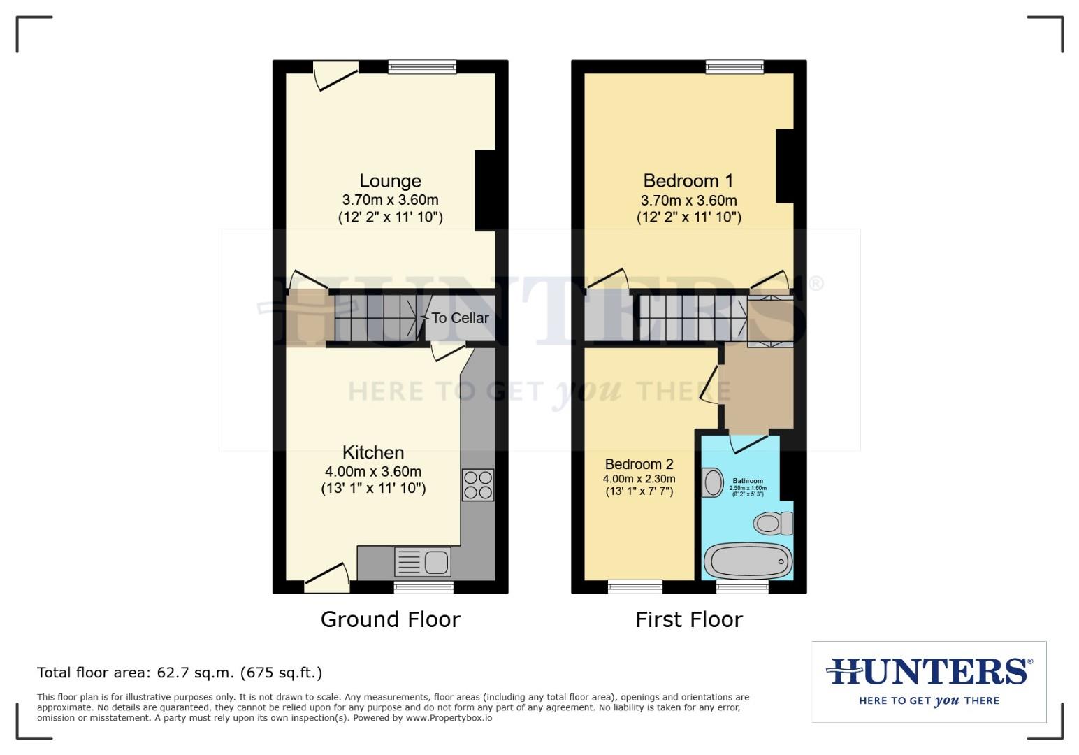 48, Wood Street, Castleford floorplan