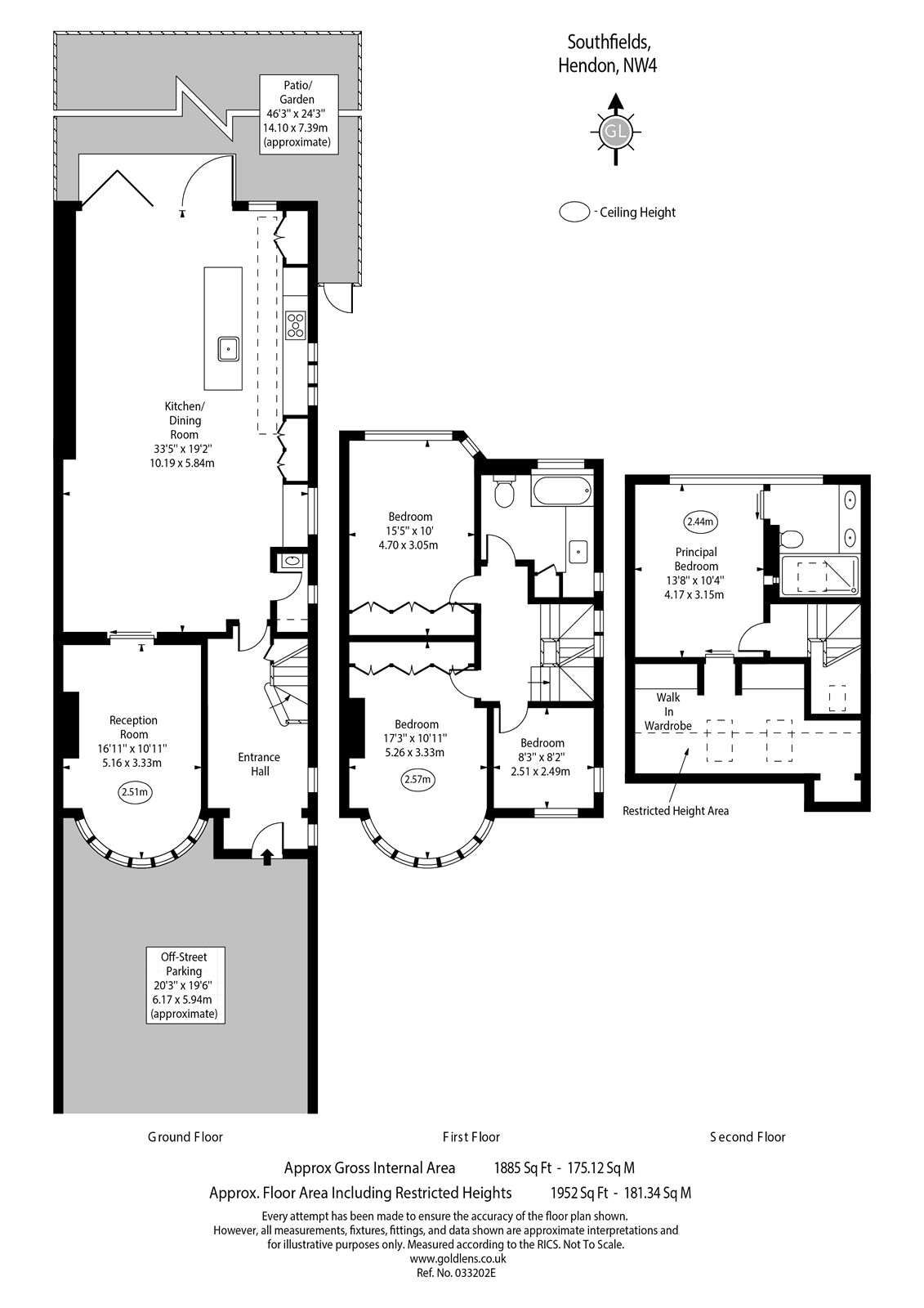 93, Southfields, London floorplan