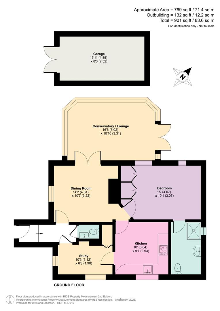 Sun Cottage,, 268 The Street, West Horsley floorplan