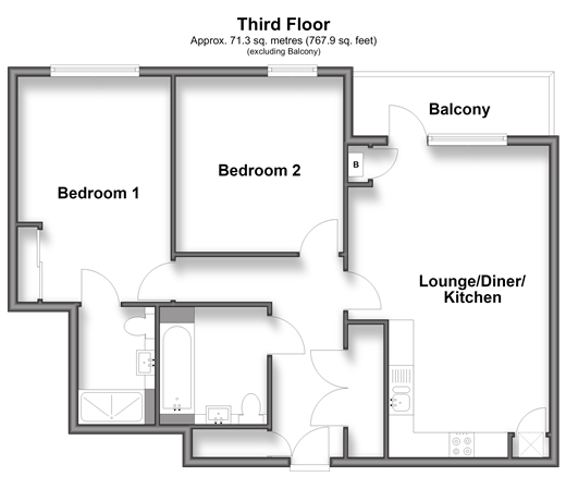 Eastern Avenue, SWANSCOMBE floorplan
