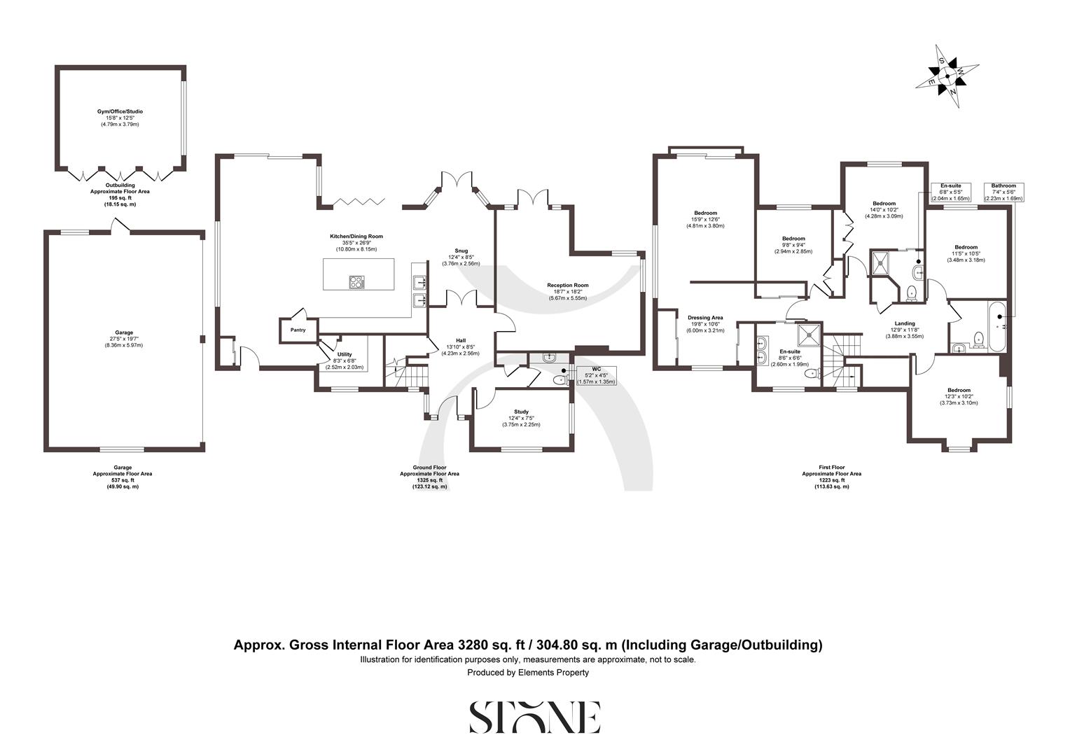 1, Becket Wood, Dorking floorplan