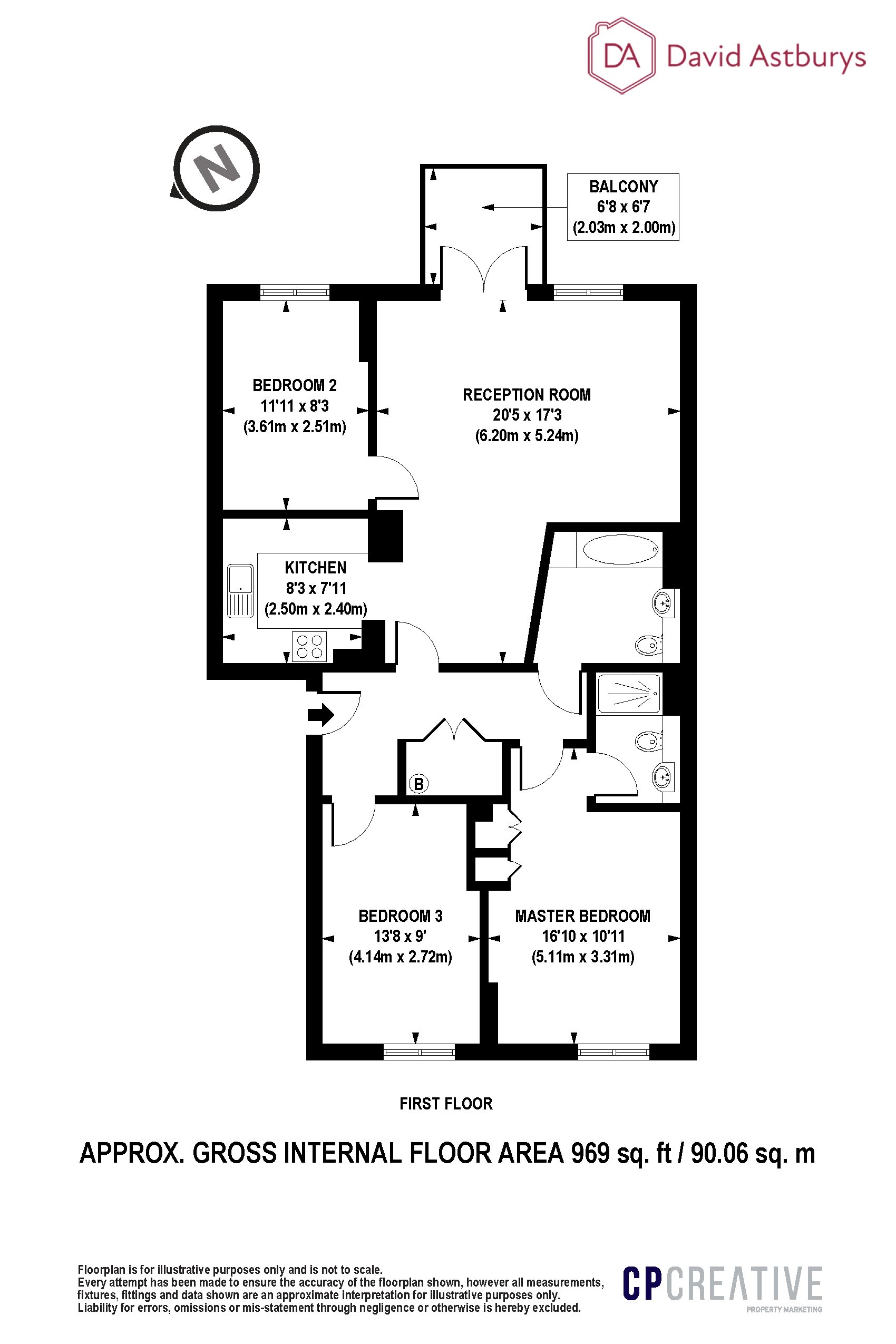 Eden Grove, Islington floorplan