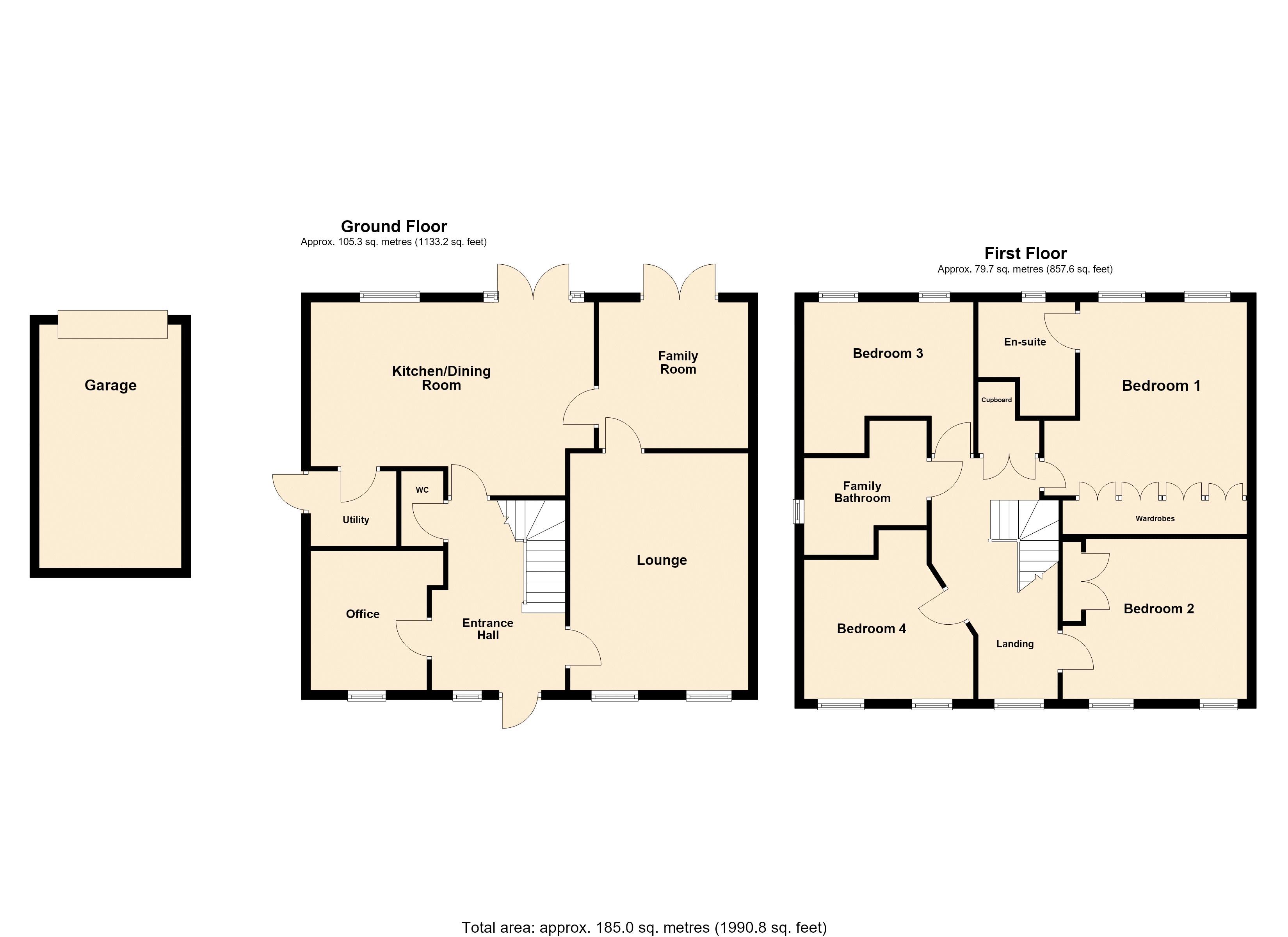25, Paynes Field, Stamford floorplan