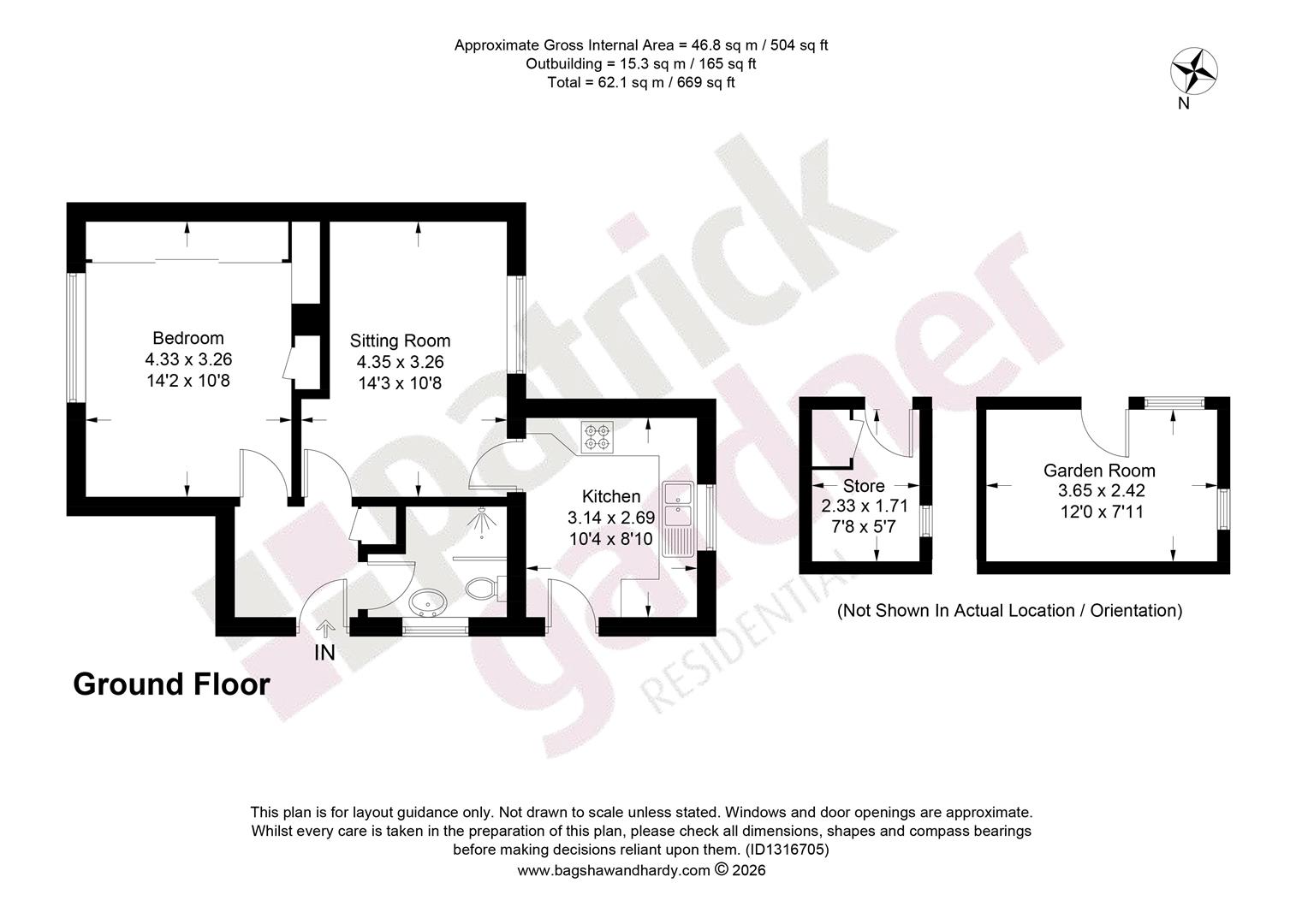 9, Norwood Close, Leatherhead floorplan