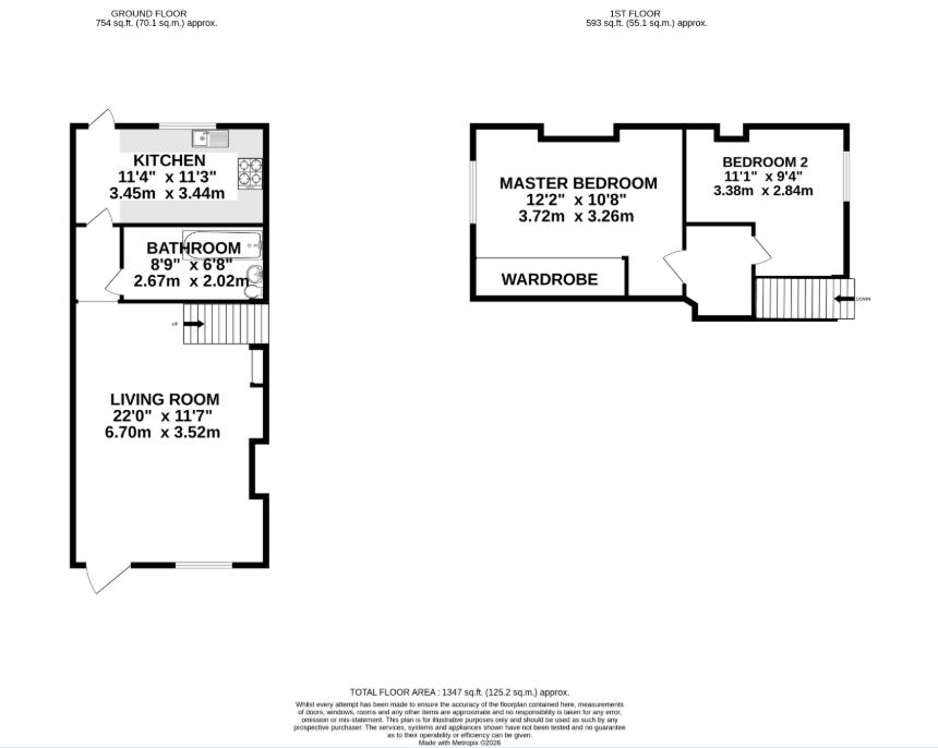 BUMPER, 3, Belmont Cottages, High Street, Slough floorplan