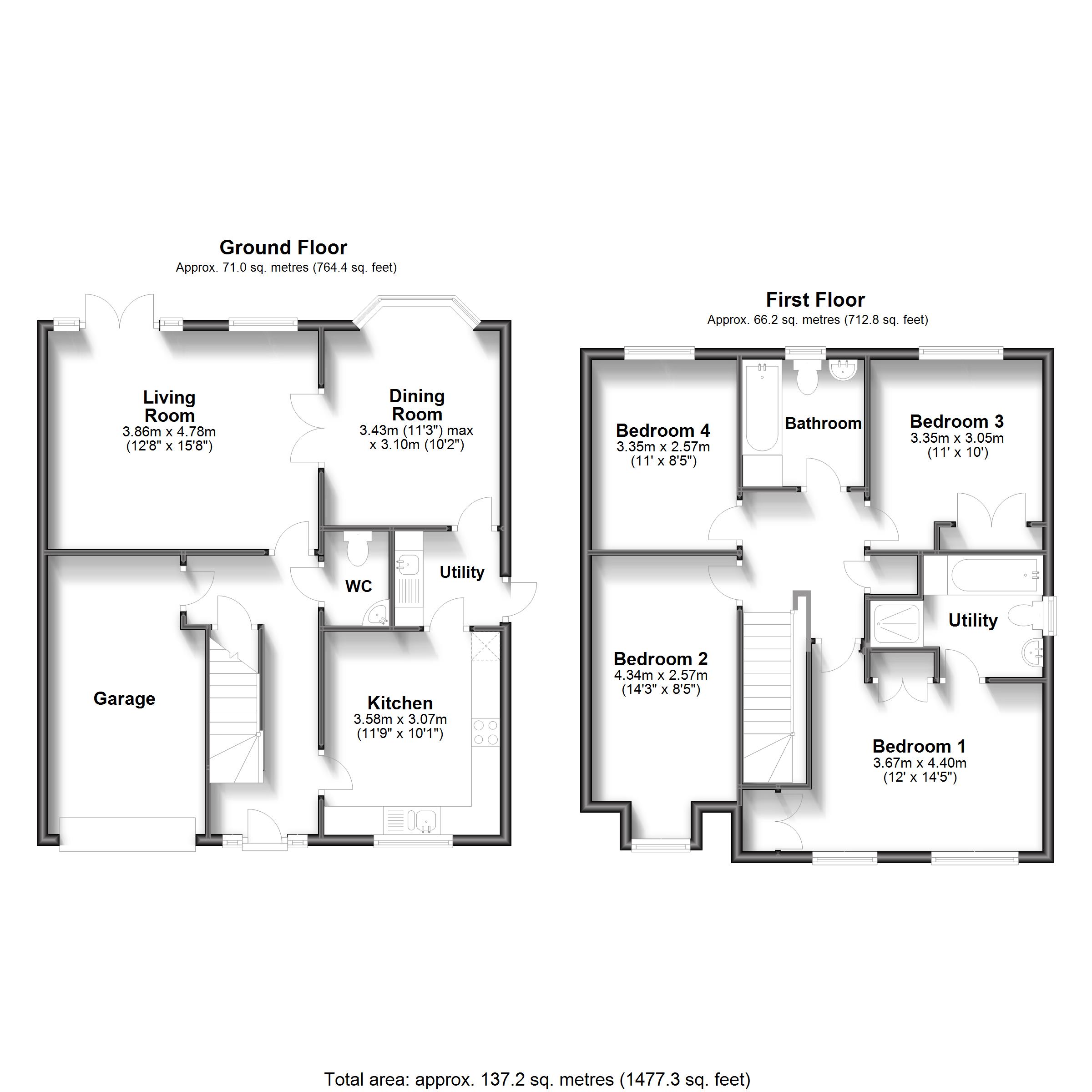 Caspian Close, Chichester floorplan