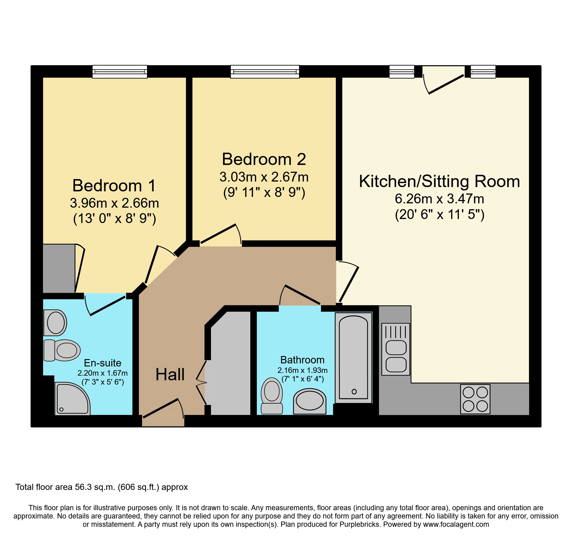 13 Bellamy House, Ashville Way, Wokingham floorplan