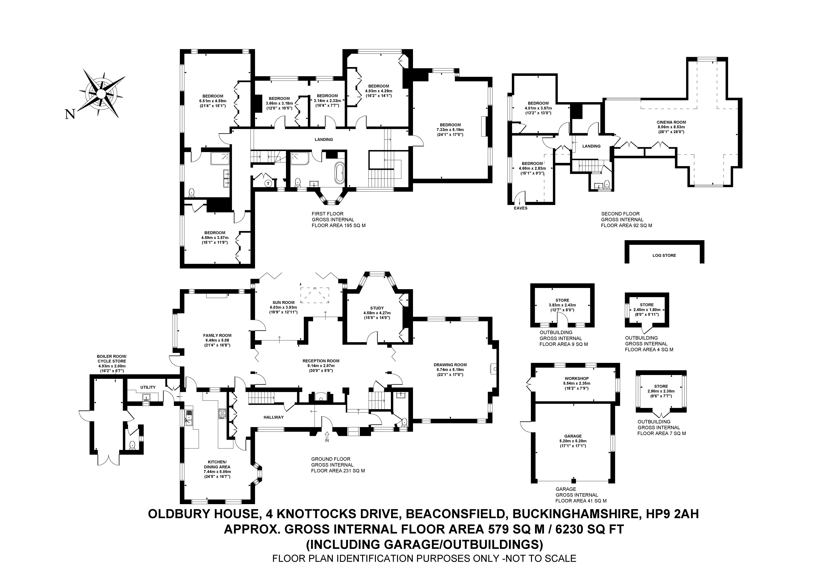 Oldbury House, 4, Knottocks Drive, Buckinghamshire floorplan