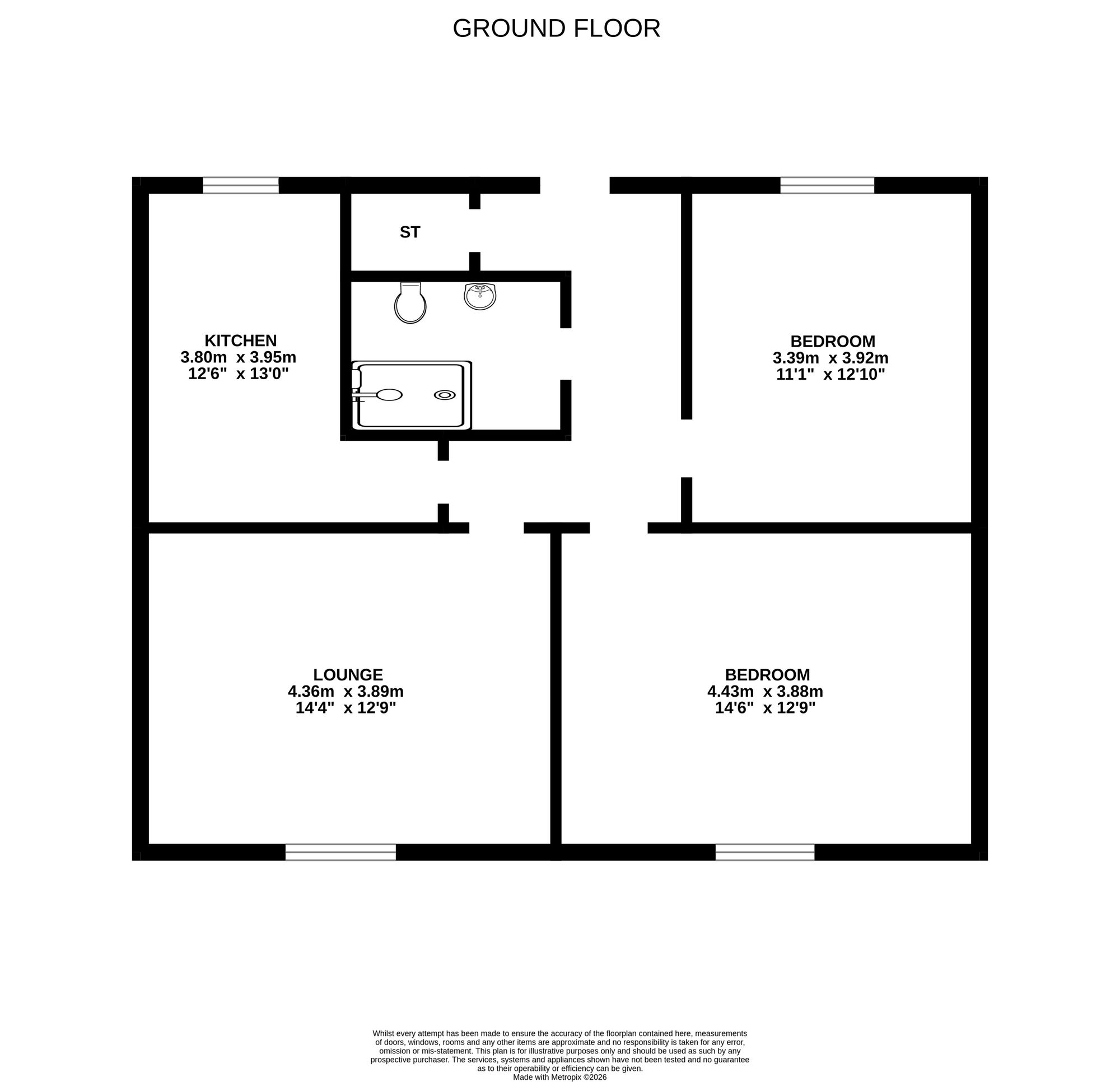 17c City Road, Dundee floorplan