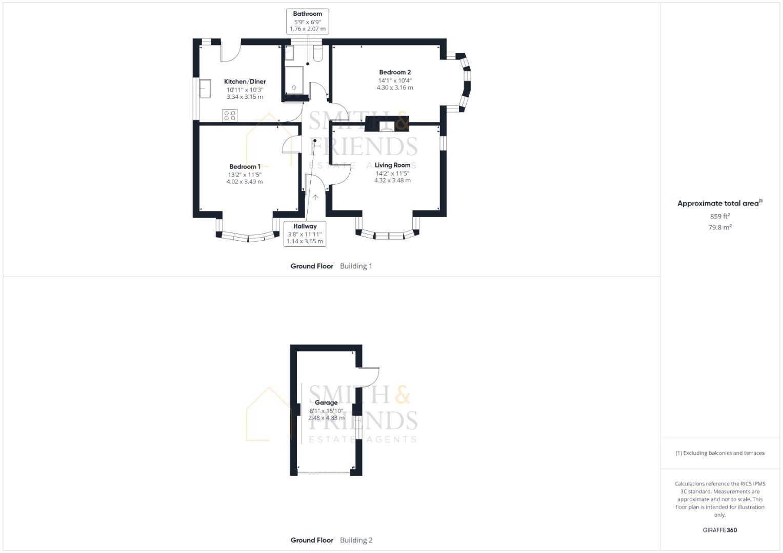 2, Glendale Drive, Darlington floorplan
