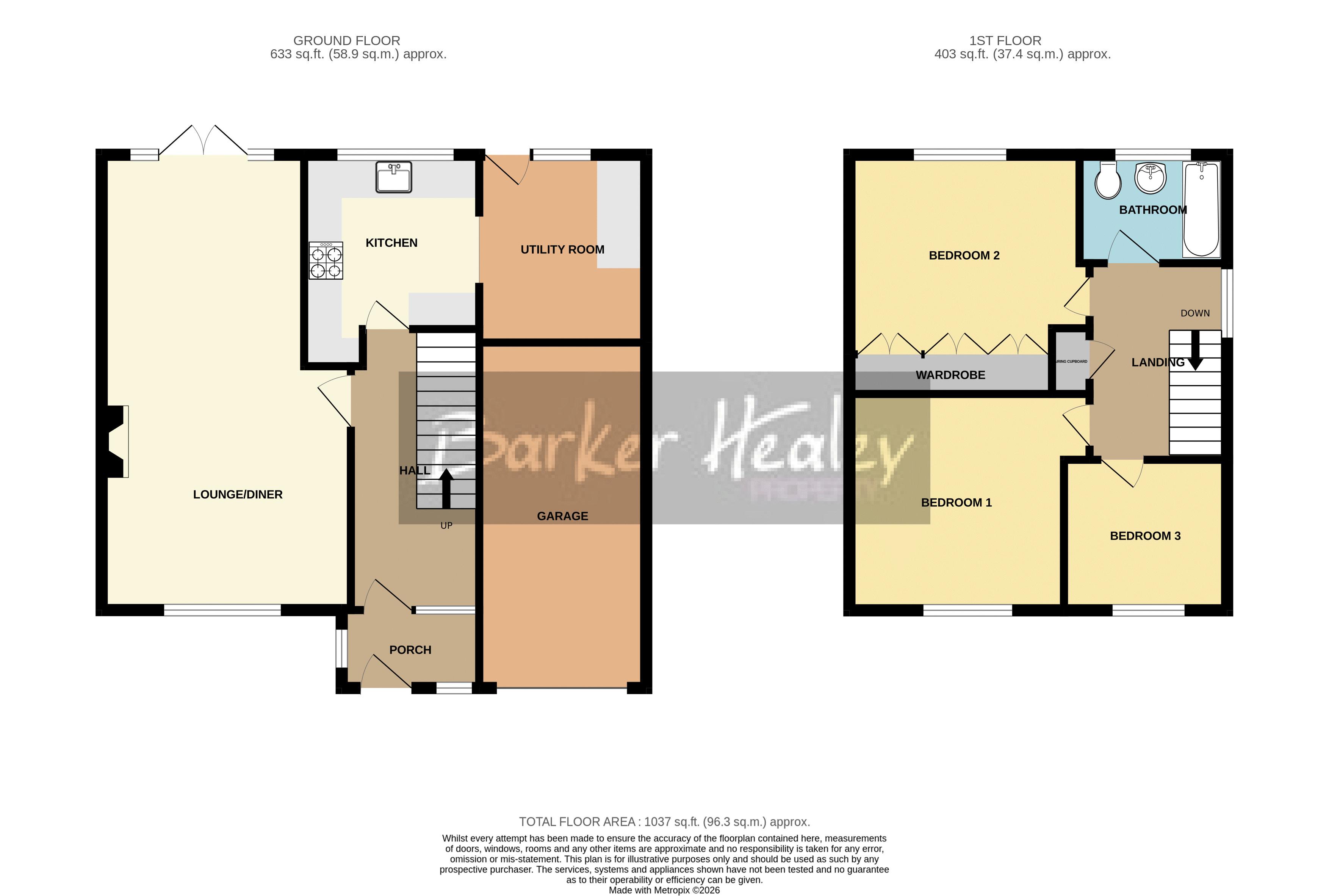51, Richmond Avenue, Telford floorplan