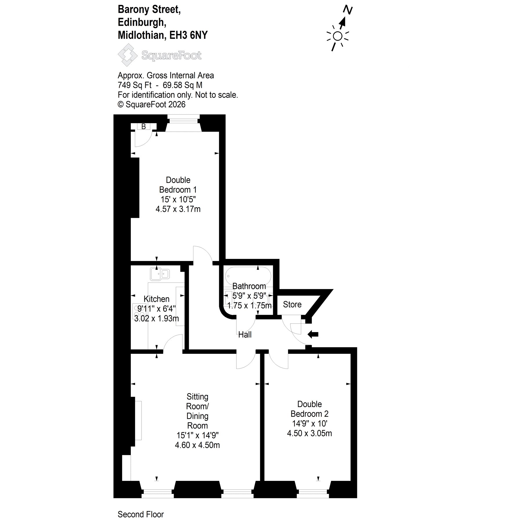 New Town Edinburgh floorplan