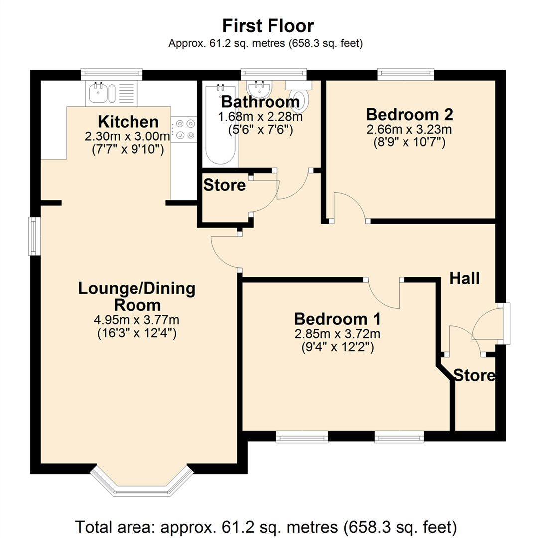 Allied House, Apartment 4, Burnley Road, Rossendale floorplan