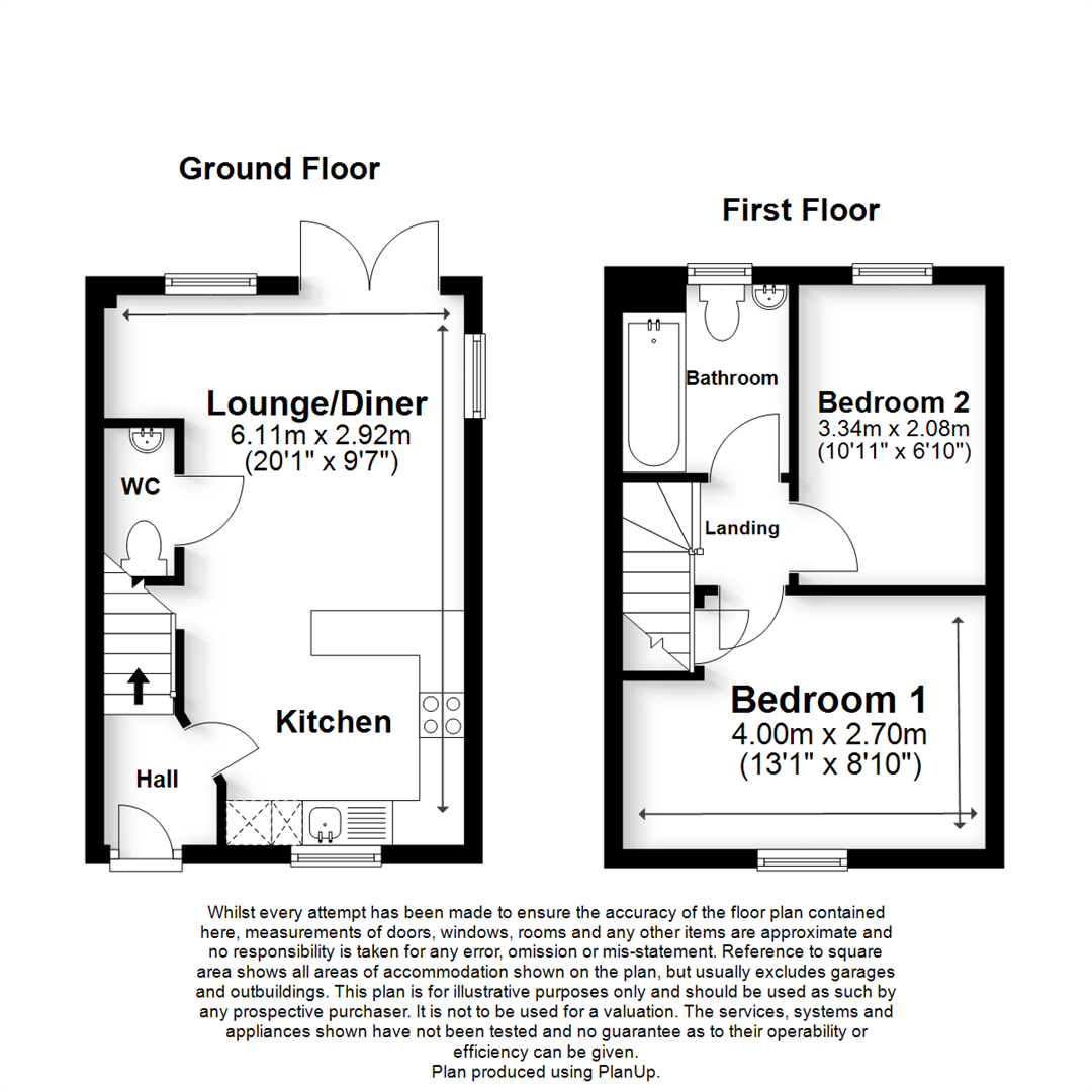 95, Hexham Street, Towcester floorplan