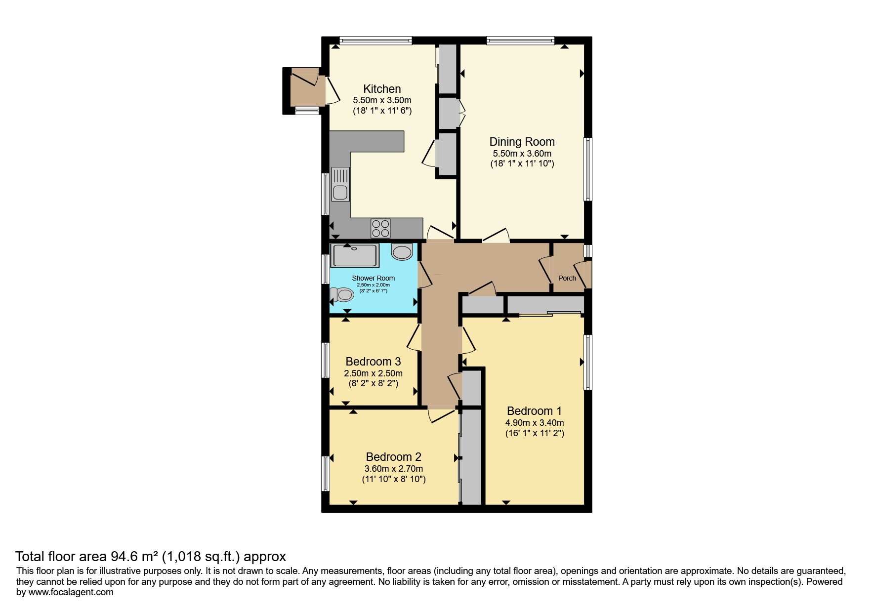 Rosedale, Hill Street, Alness floorplan