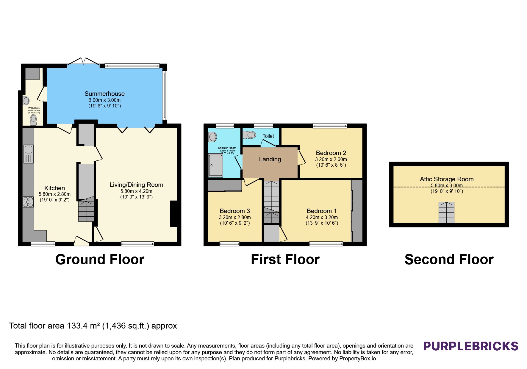16, Bankswood Close, Hadfield floorplan