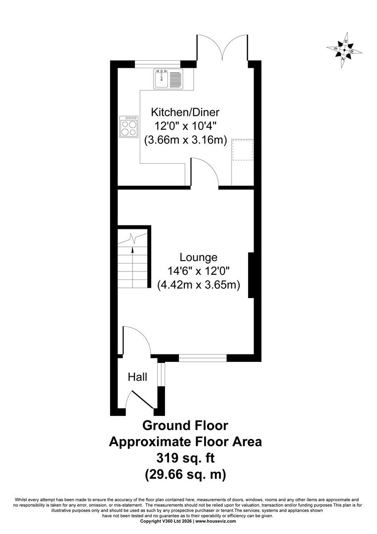 27, Peartree Close, Barlby floorplan