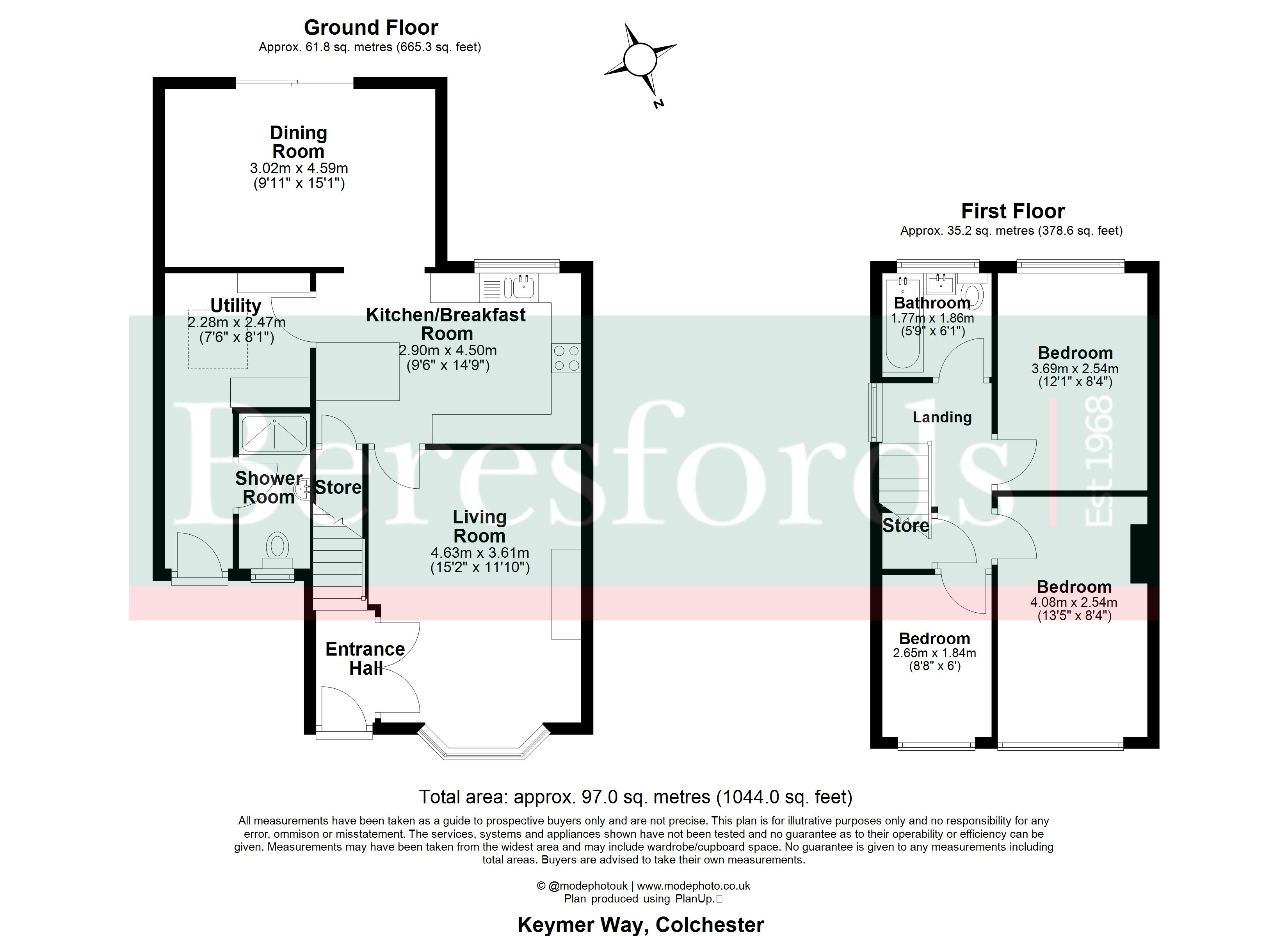 6, Keymer Way, Essex floorplan